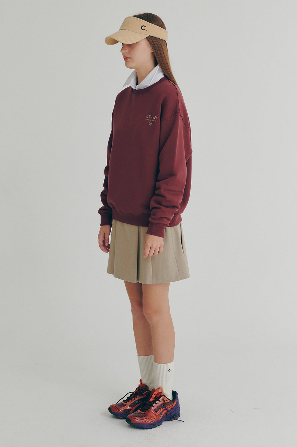 Club Sweatshirt - Burgundy