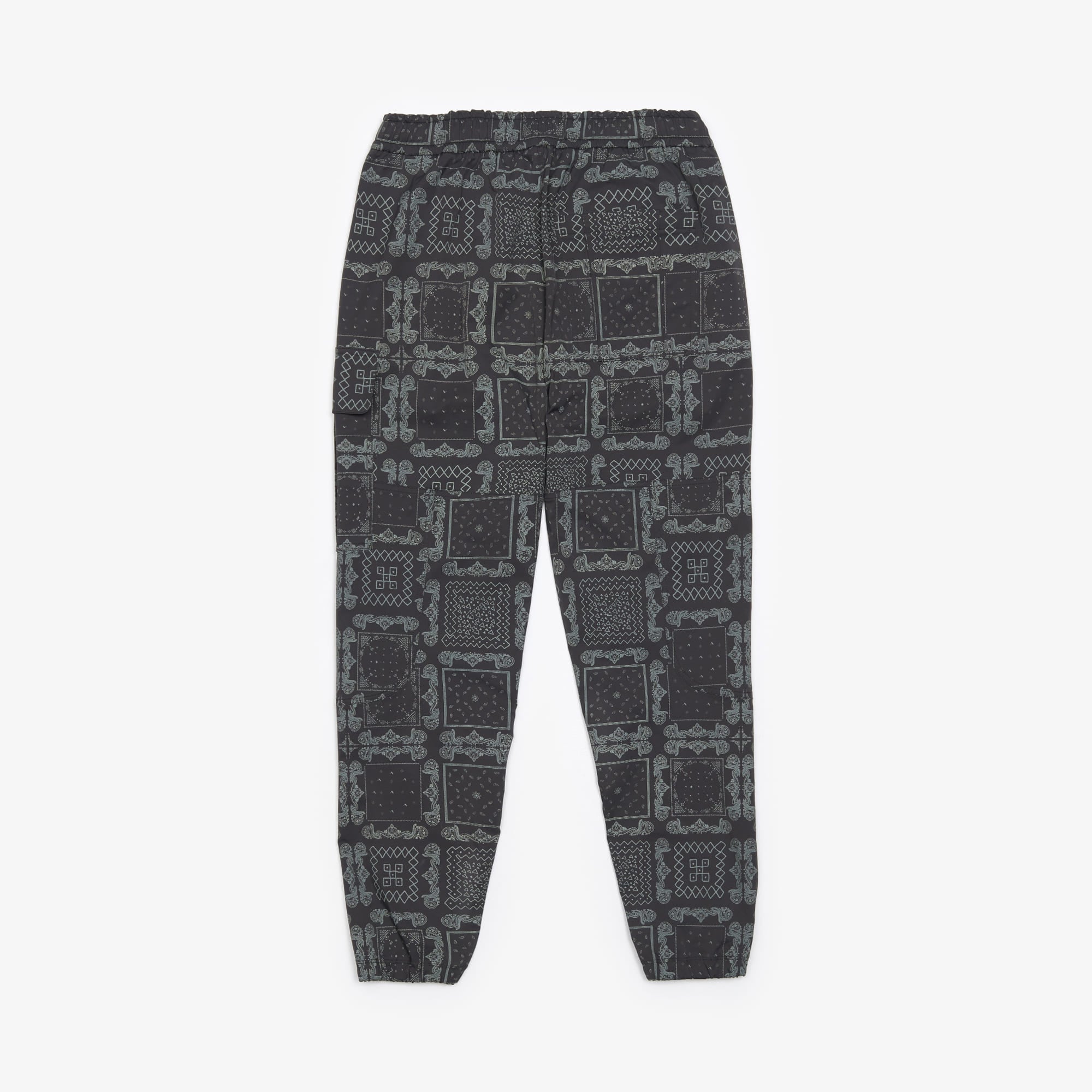 Women's Bandana Print Track Pants - Brown