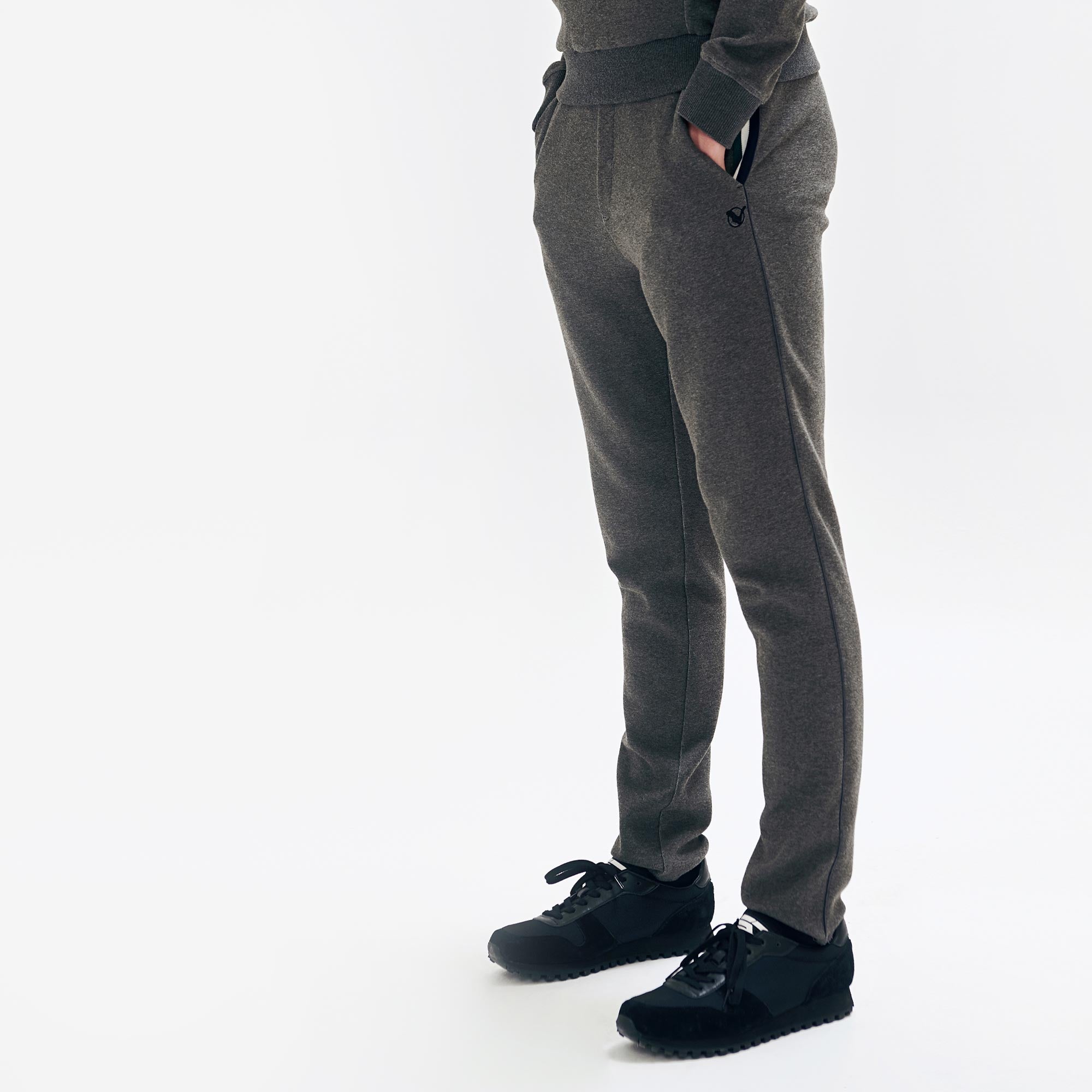 Men's Three-color Point Jogger Pants - Charcoal Gray