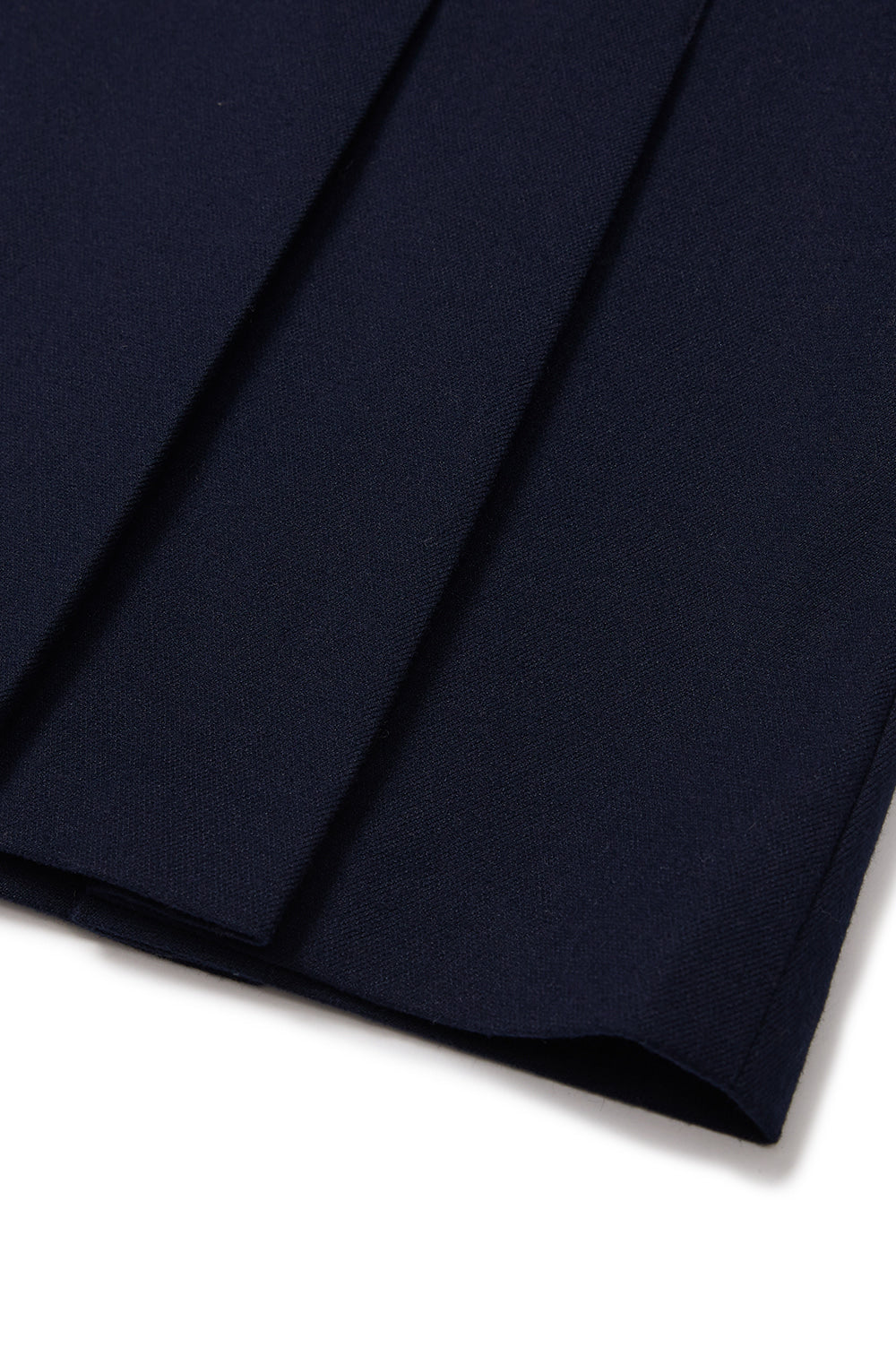 Side Pleated Skirt - Navy