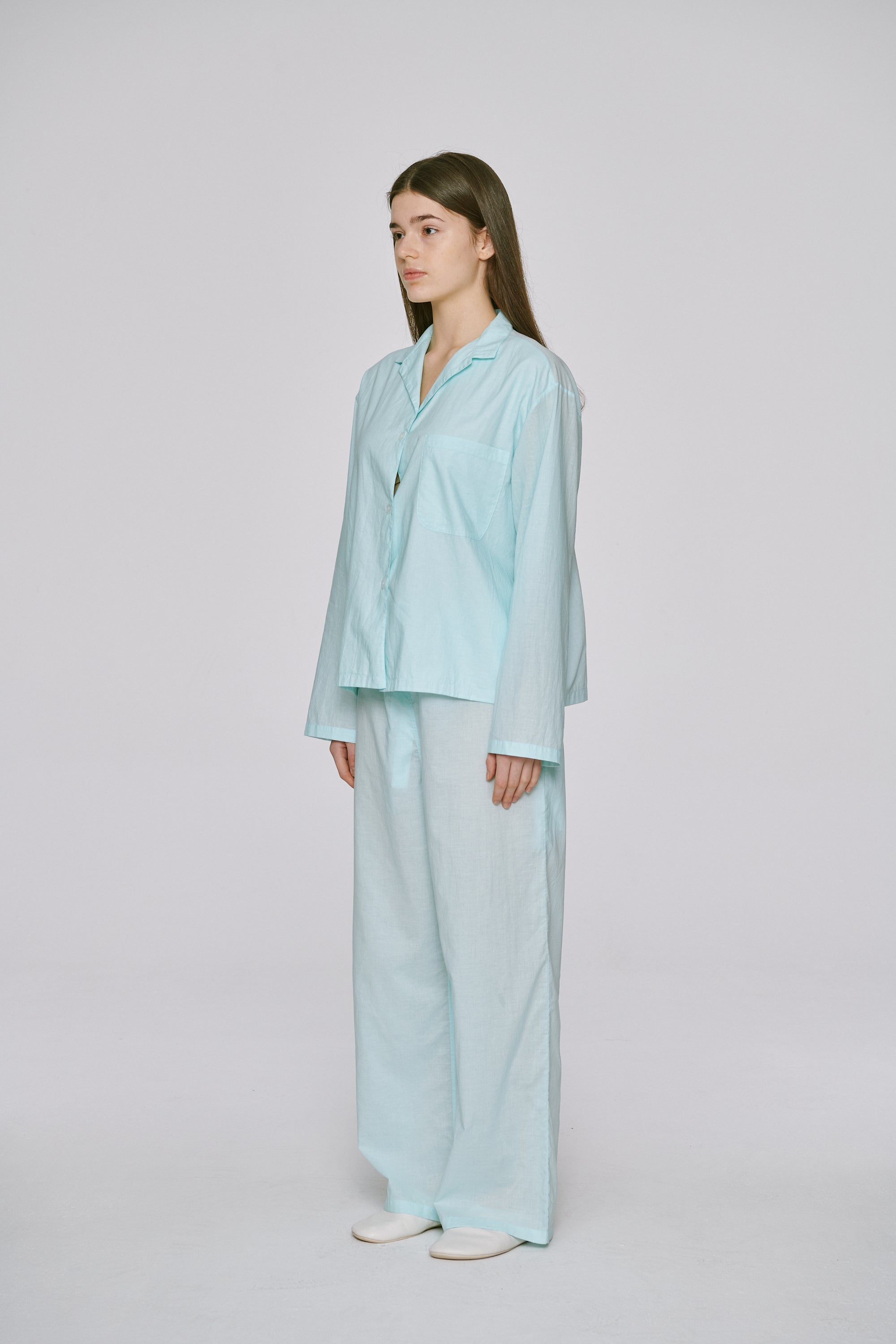 sky blue pajama set