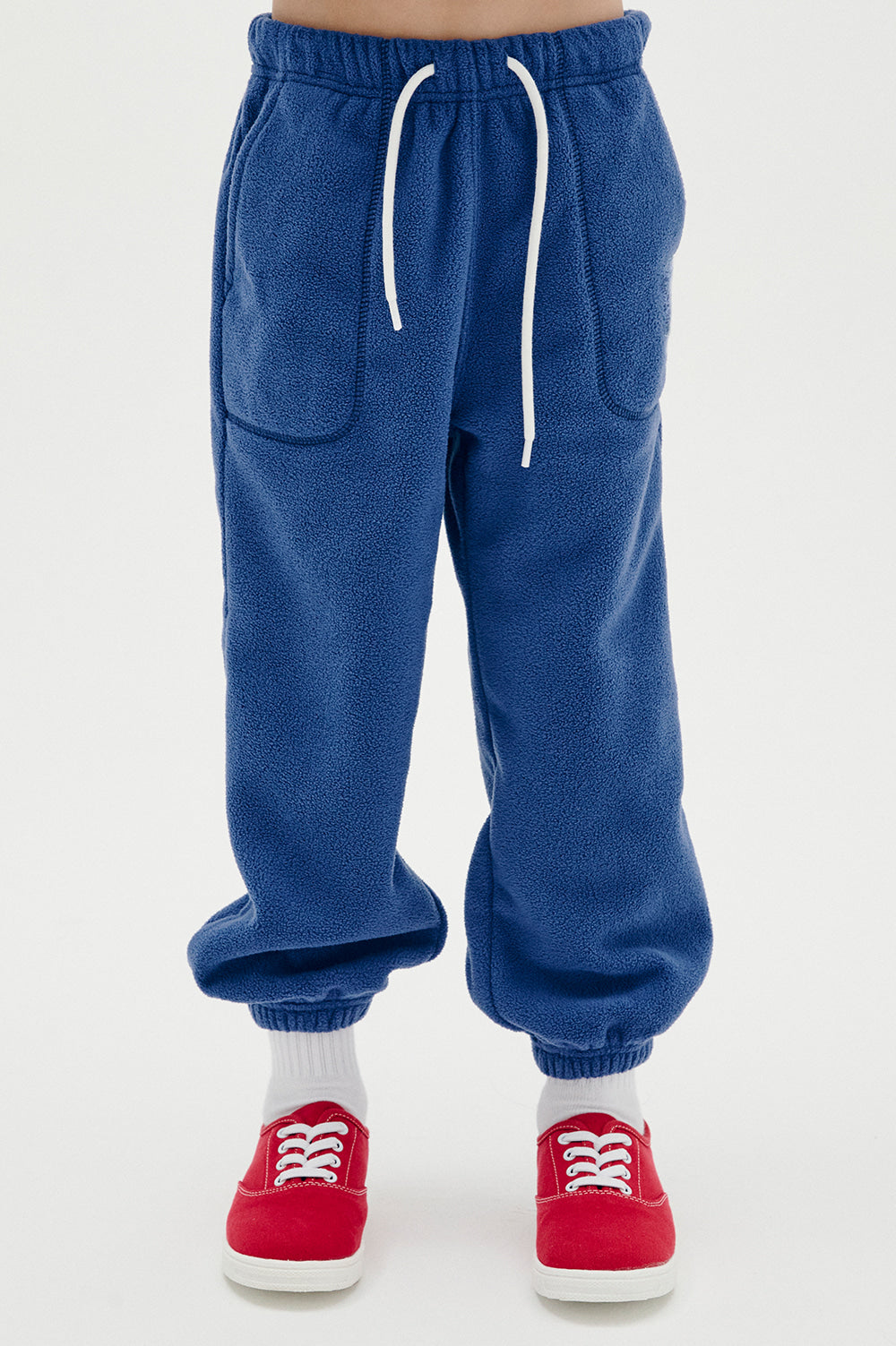 Logo Fleece Pants Kids - Blue