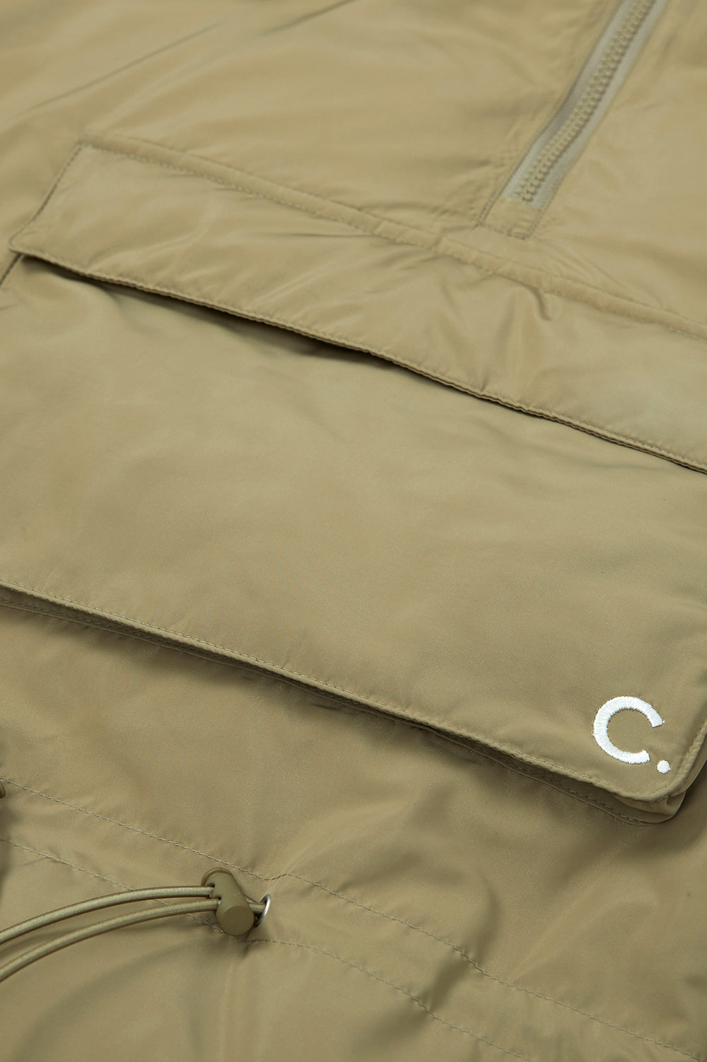 Goose Down Anorak - Beige