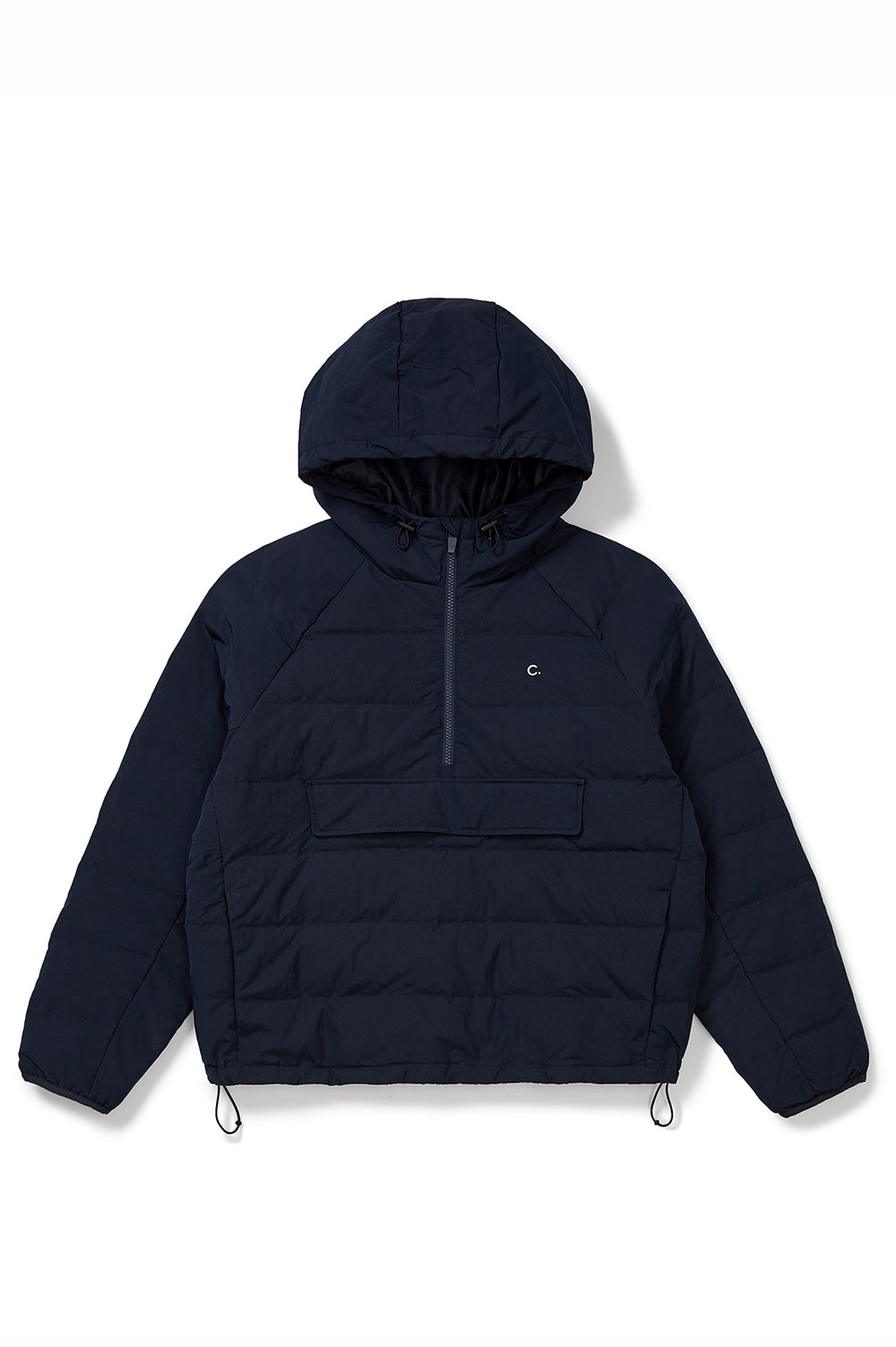 Half-Zip Down Anorak - Dark Navy