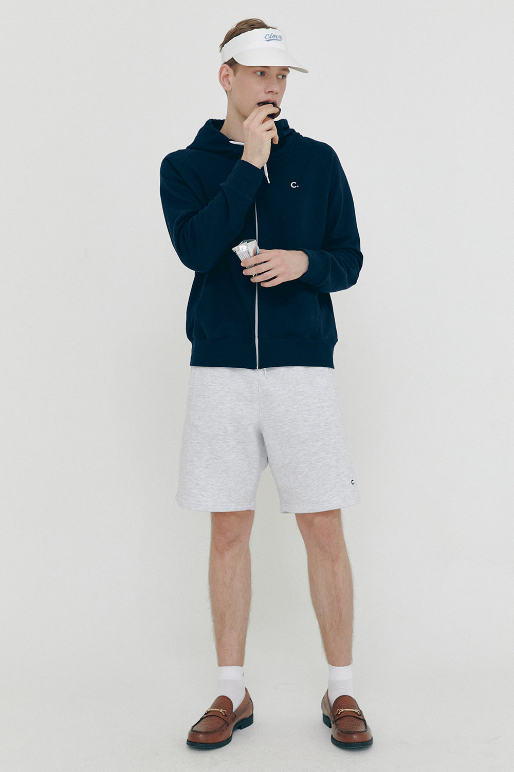 Active Hoody Zip-Up - Dark Navy