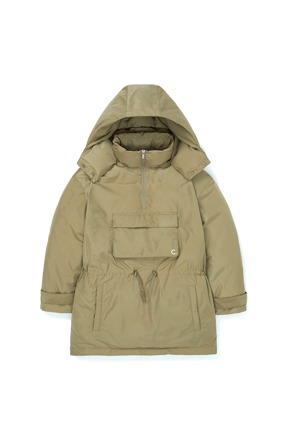 Goose Down Anorak - Beige