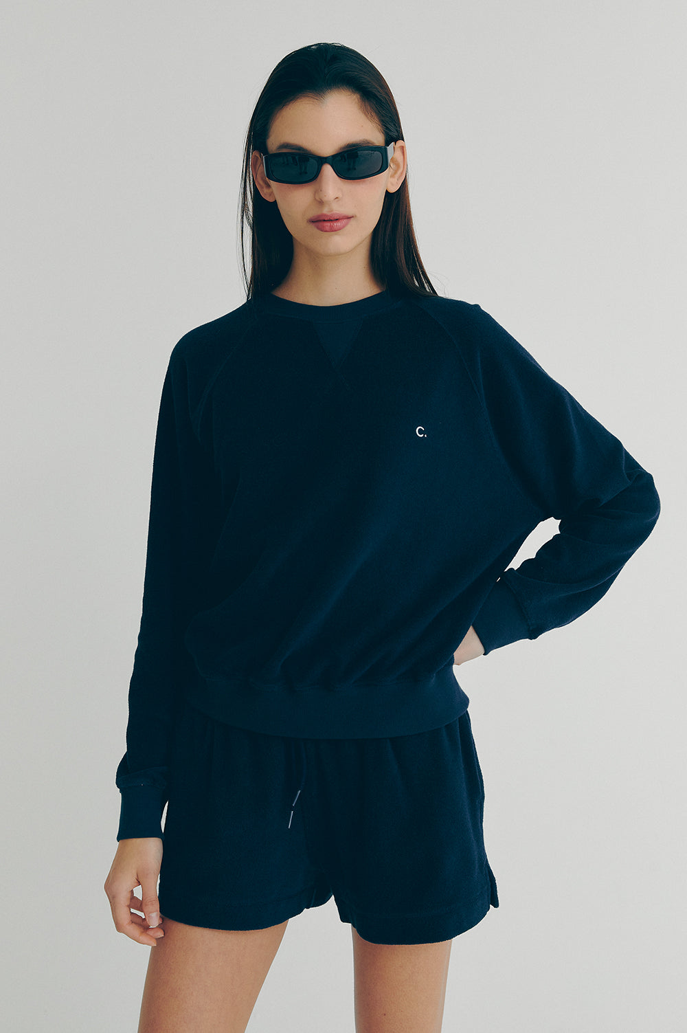 Terry Sweatshirt - Navy