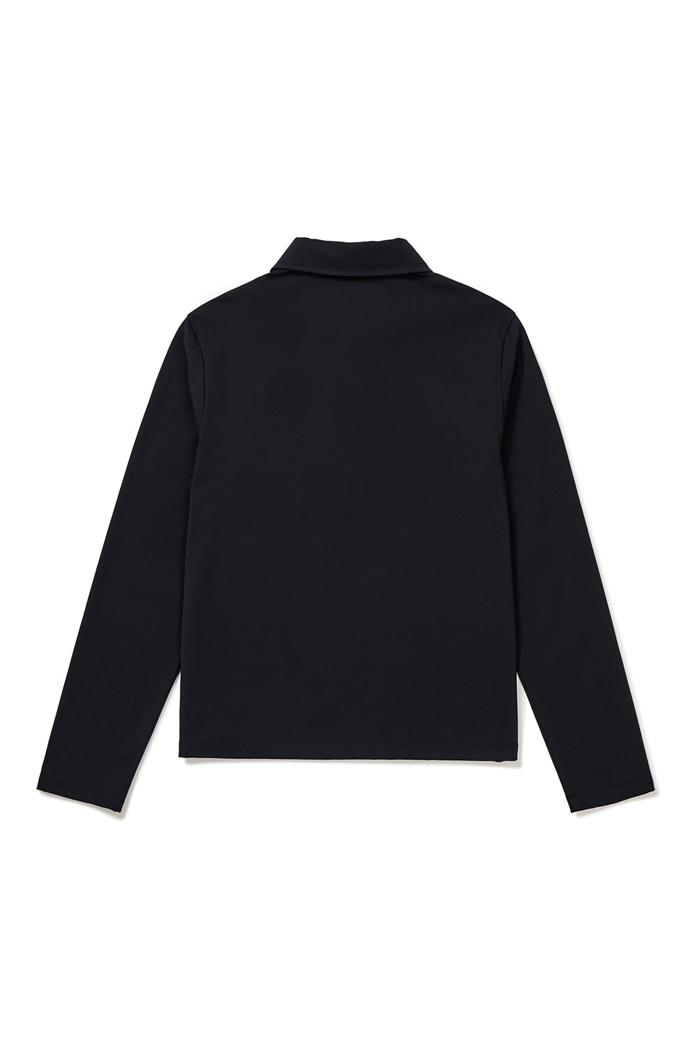 Long-Sleeve Polo Shirt - Black