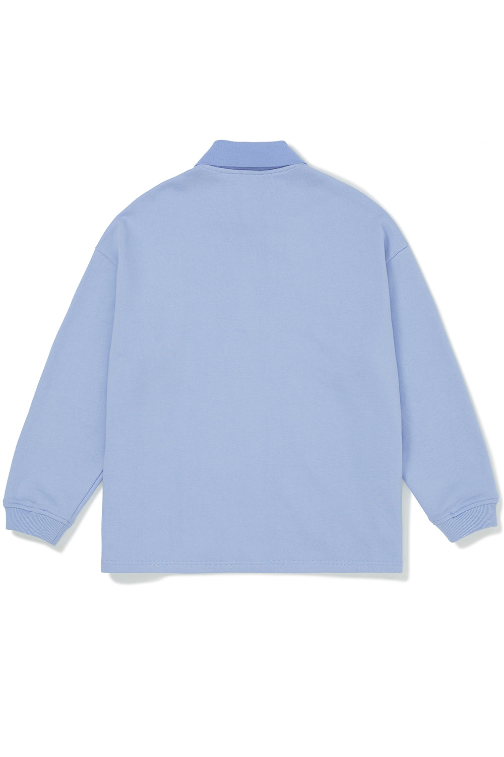 Logo Half-Zip T-Shirt - Sky Blue