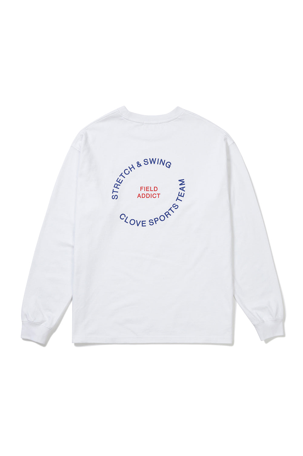 Lettering Long-Sleeve T-Shirt - White