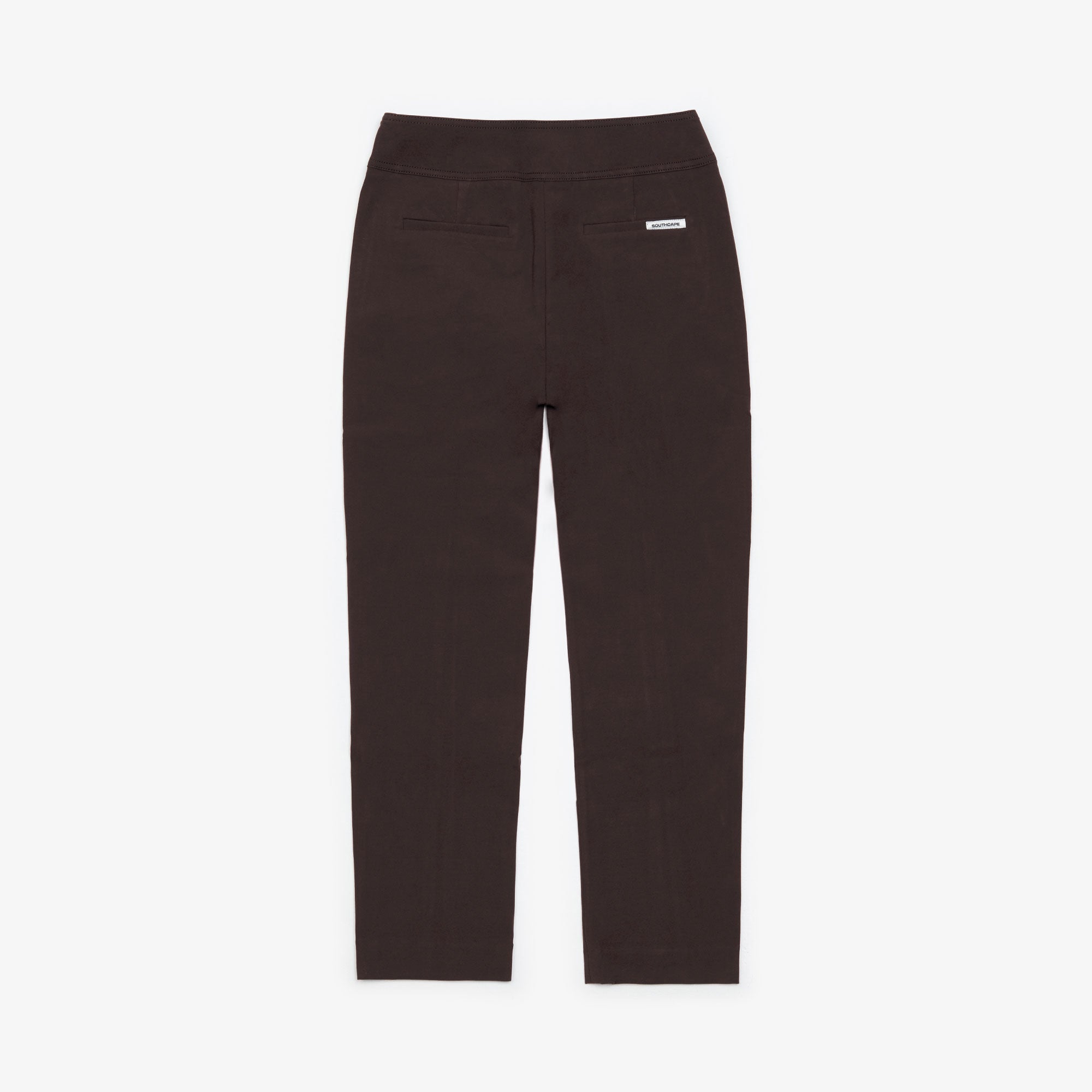 Women's Incision Line Straight Fit Pants - Brown