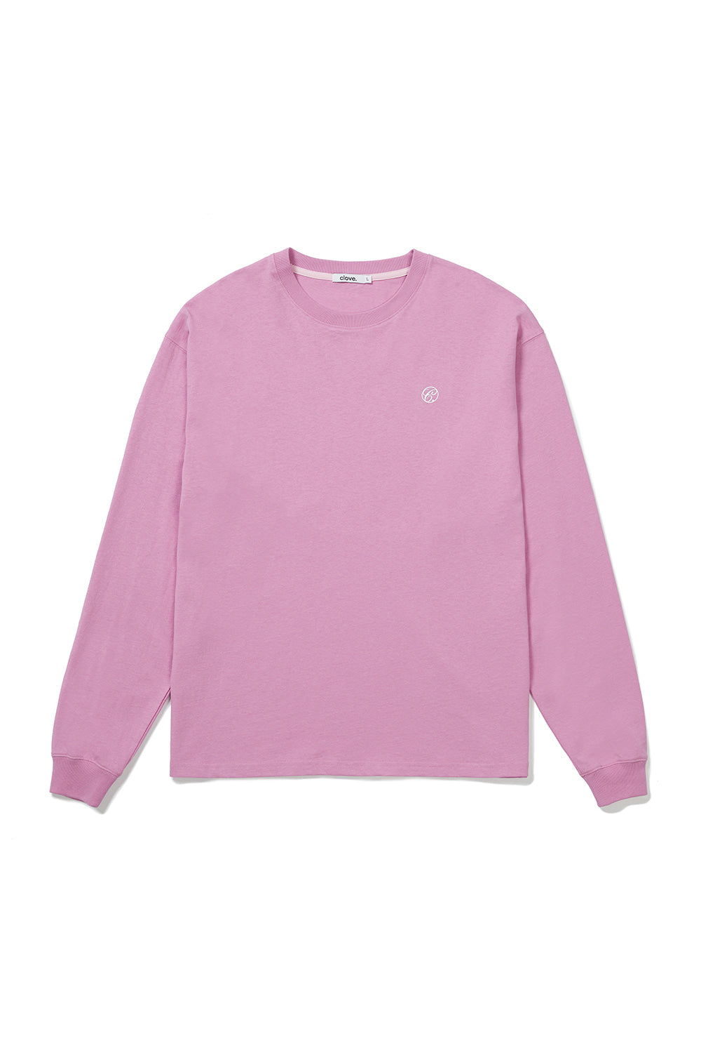 Lettering Long-Sleeve T-Shirt - Pink