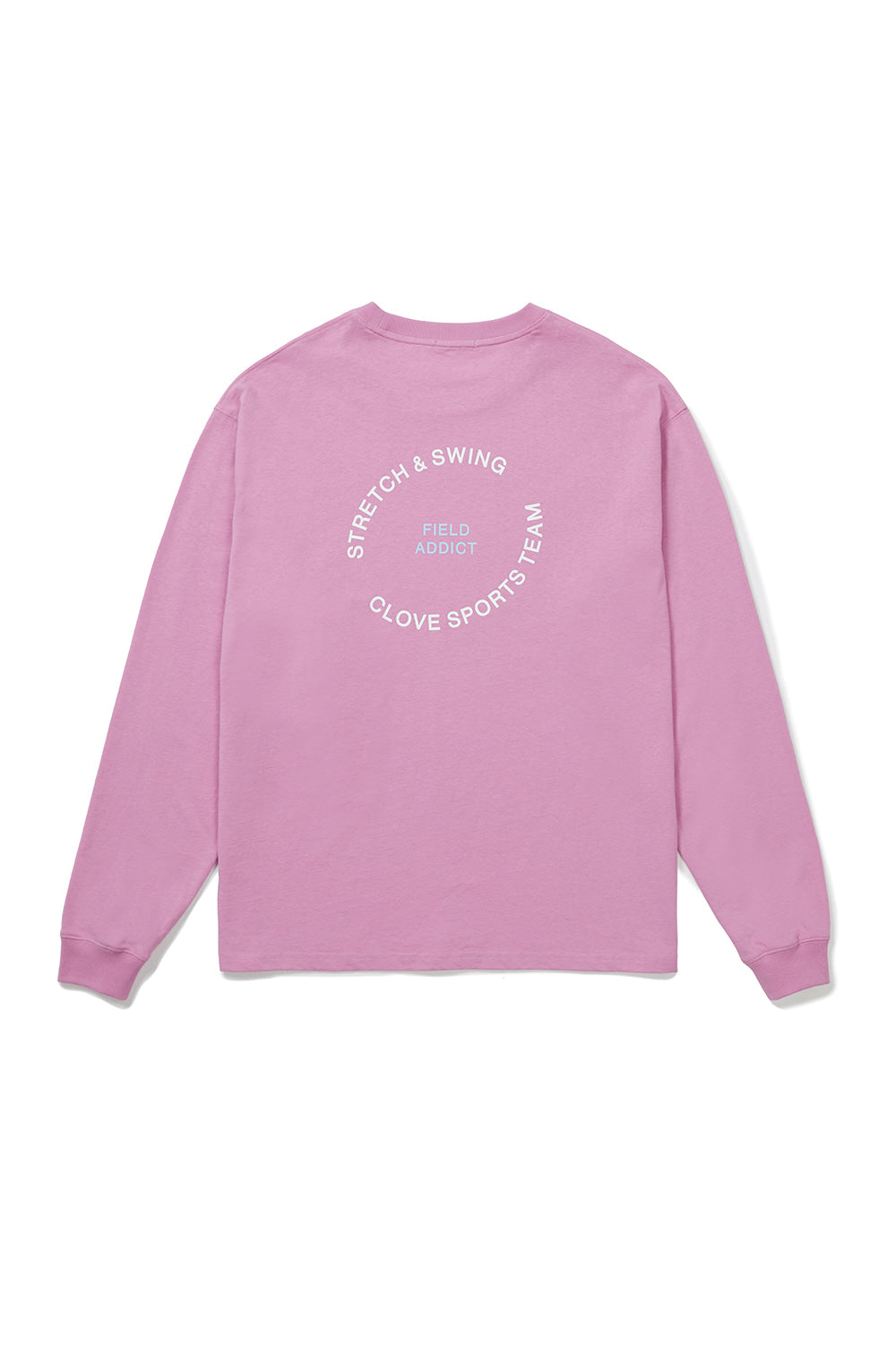 Lettering Long-Sleeve T-Shirt - Pink