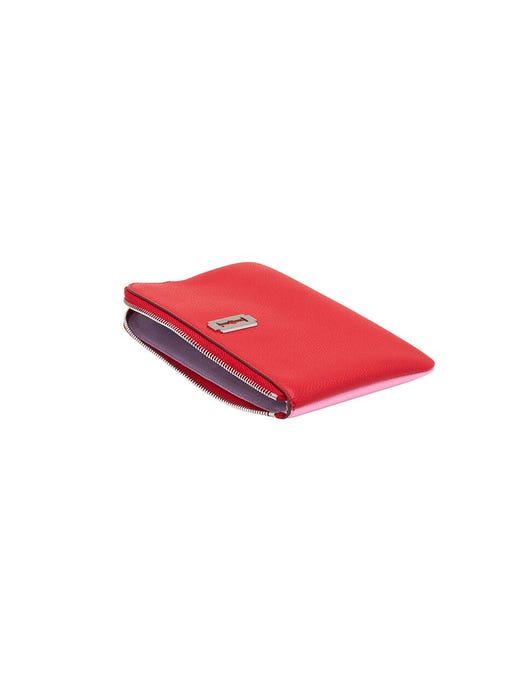 Magpie Zipper Pouch - Red