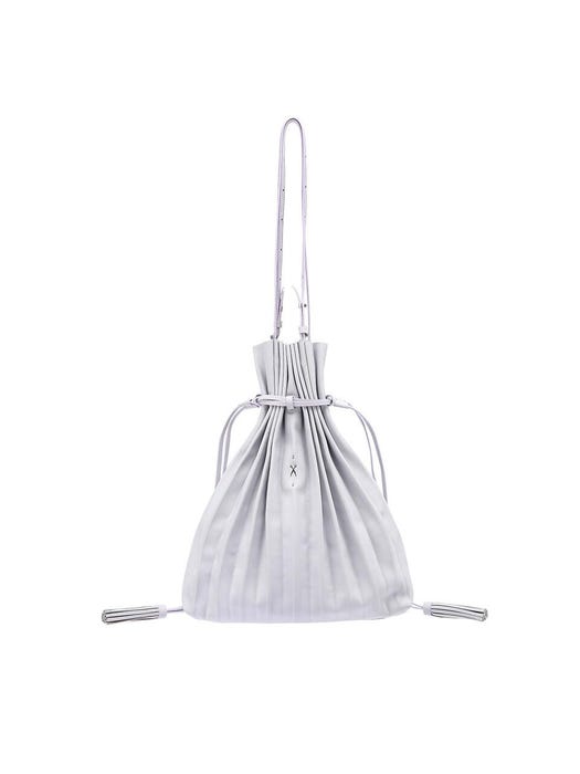 Lucky Pleats Shopper Bag - Light Purple