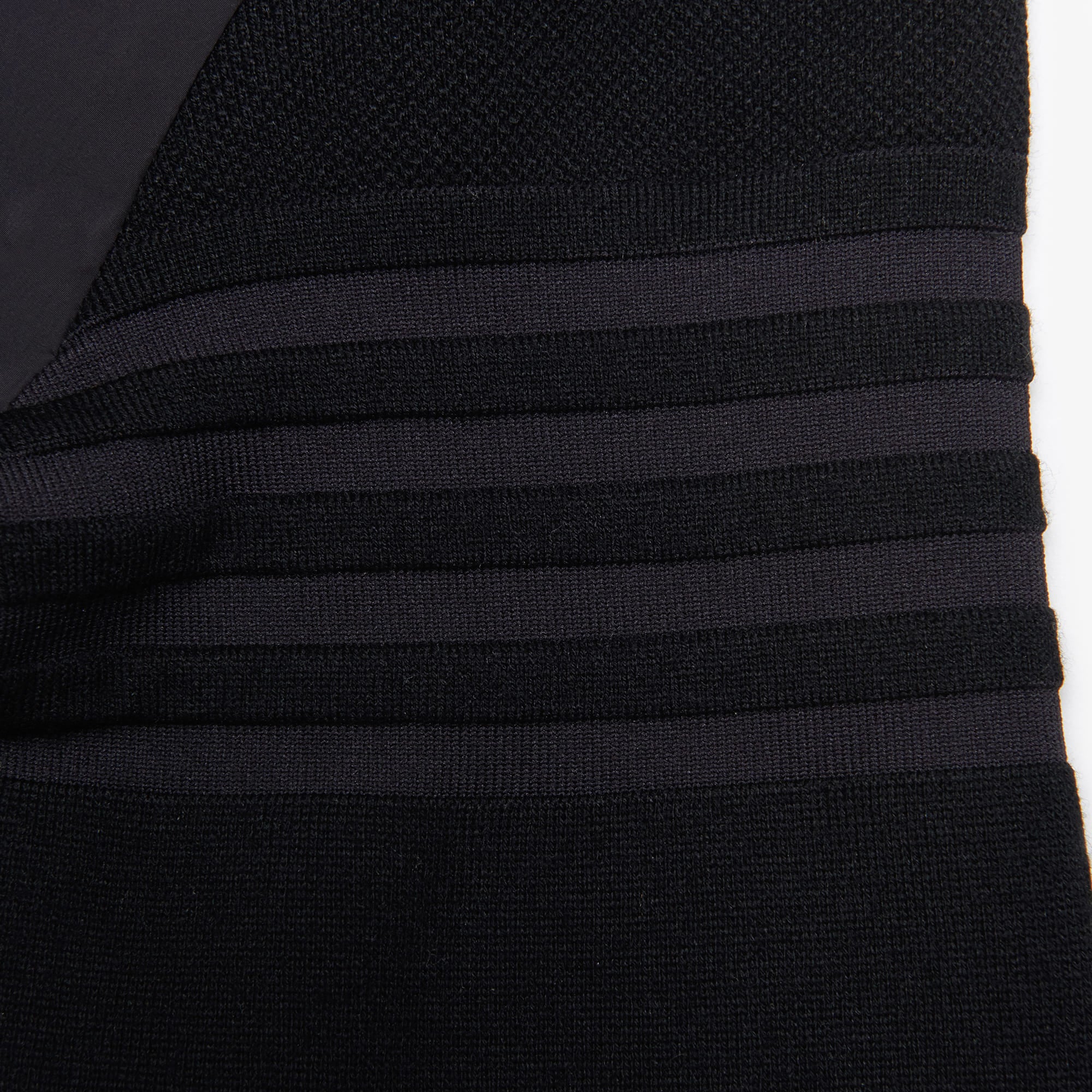 Men's Knit Sleeve Jumper - Black