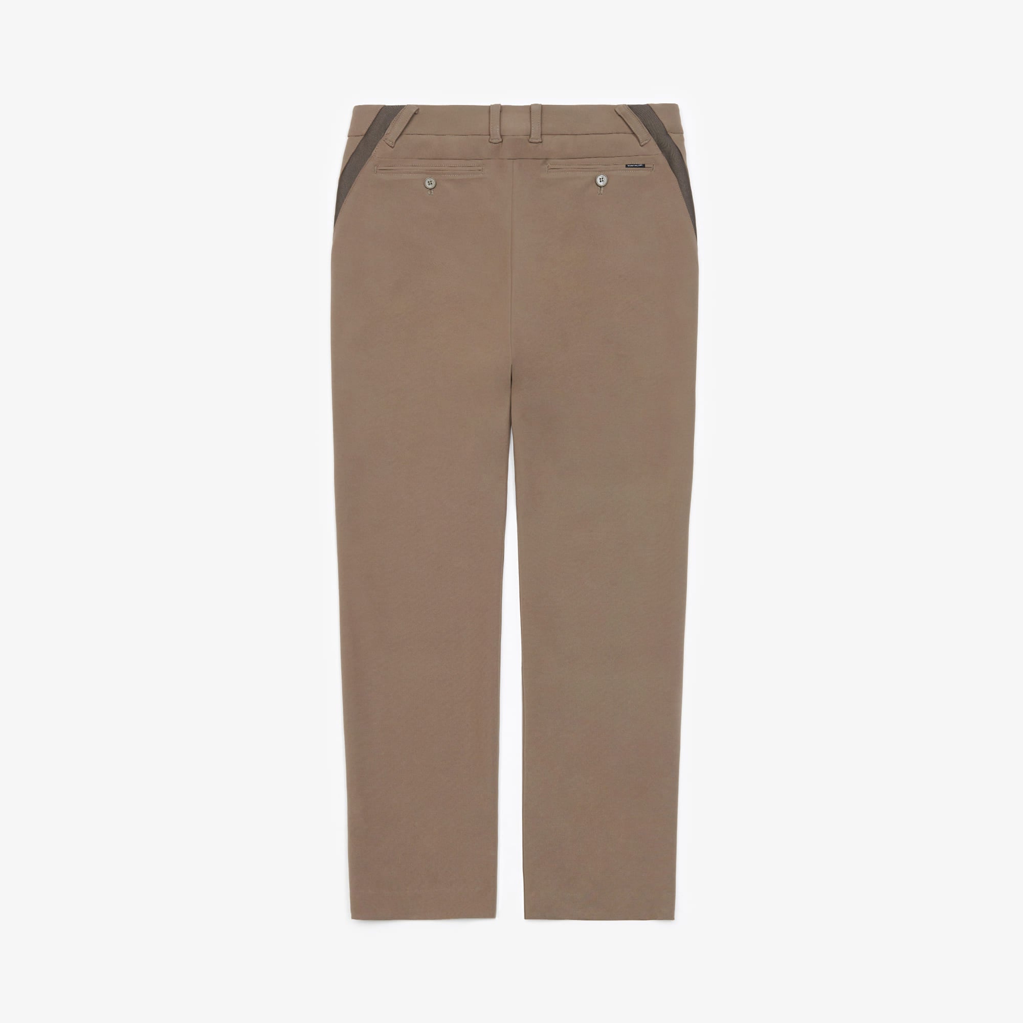 Men's Partial Banding Swing Pants - Khaki Beige