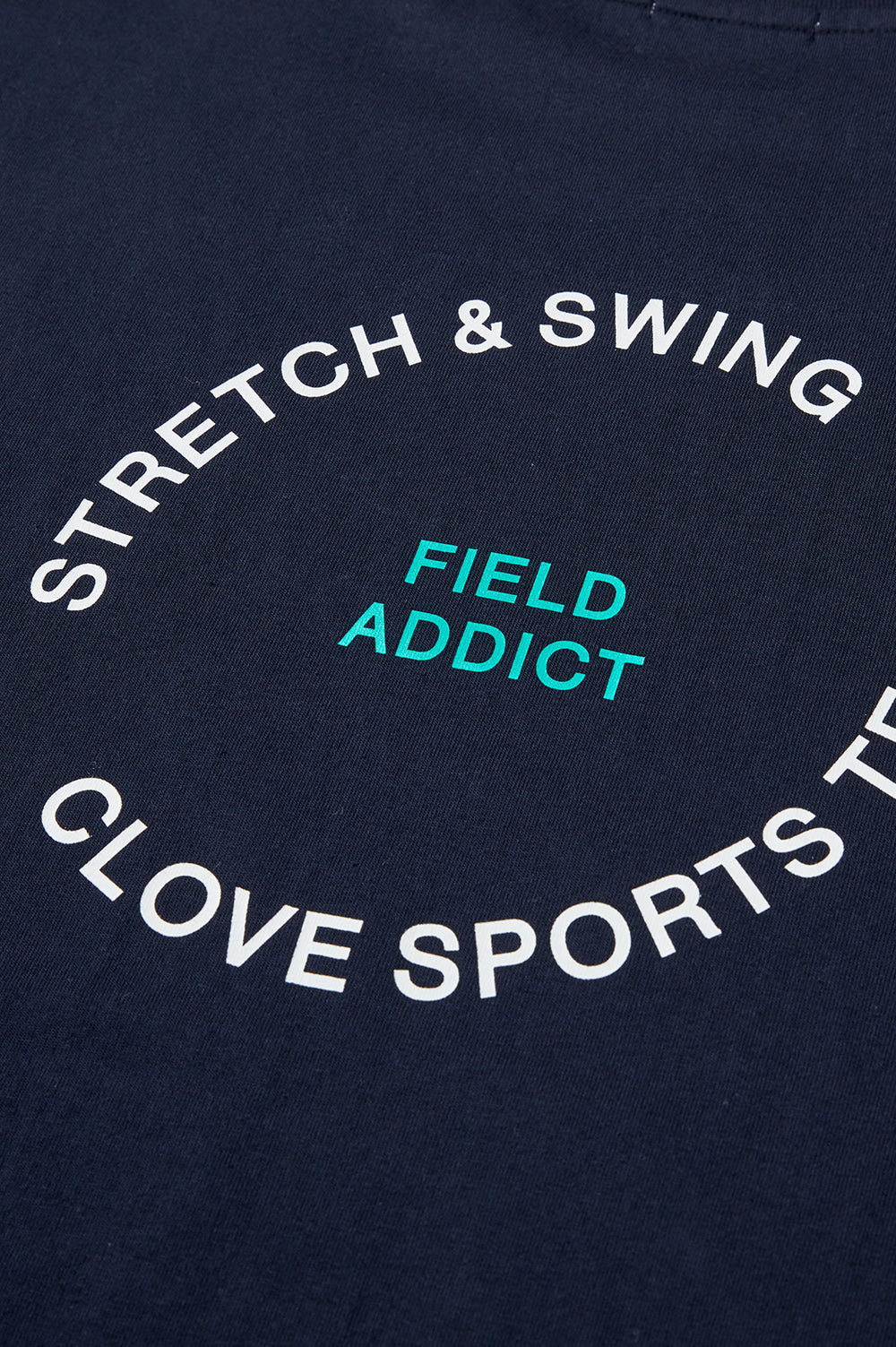 Lettering Long-Sleeve T-Shirt - Navy