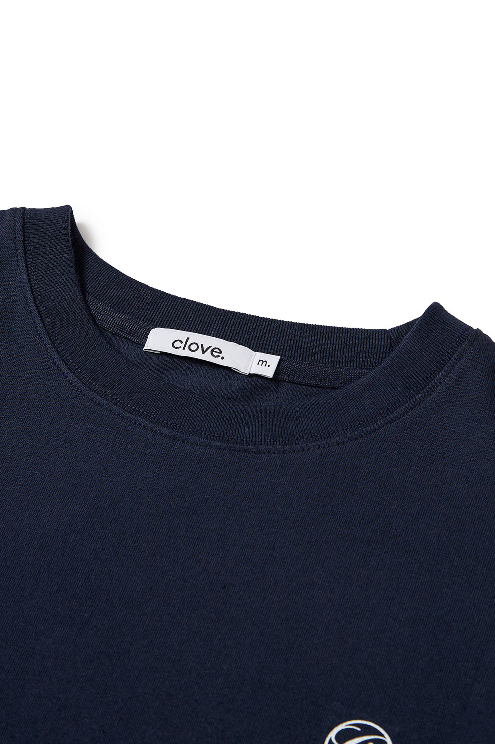 Lettering Long-Sleeve T-Shirt - Navy