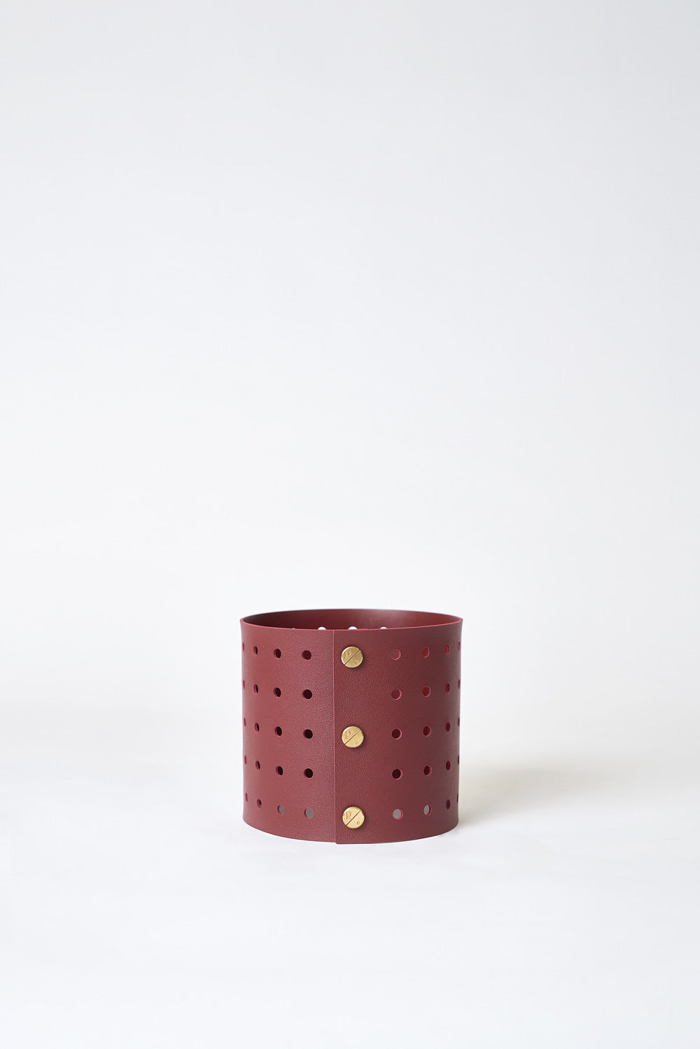 Podcover Leather Dot Burgundy - XS