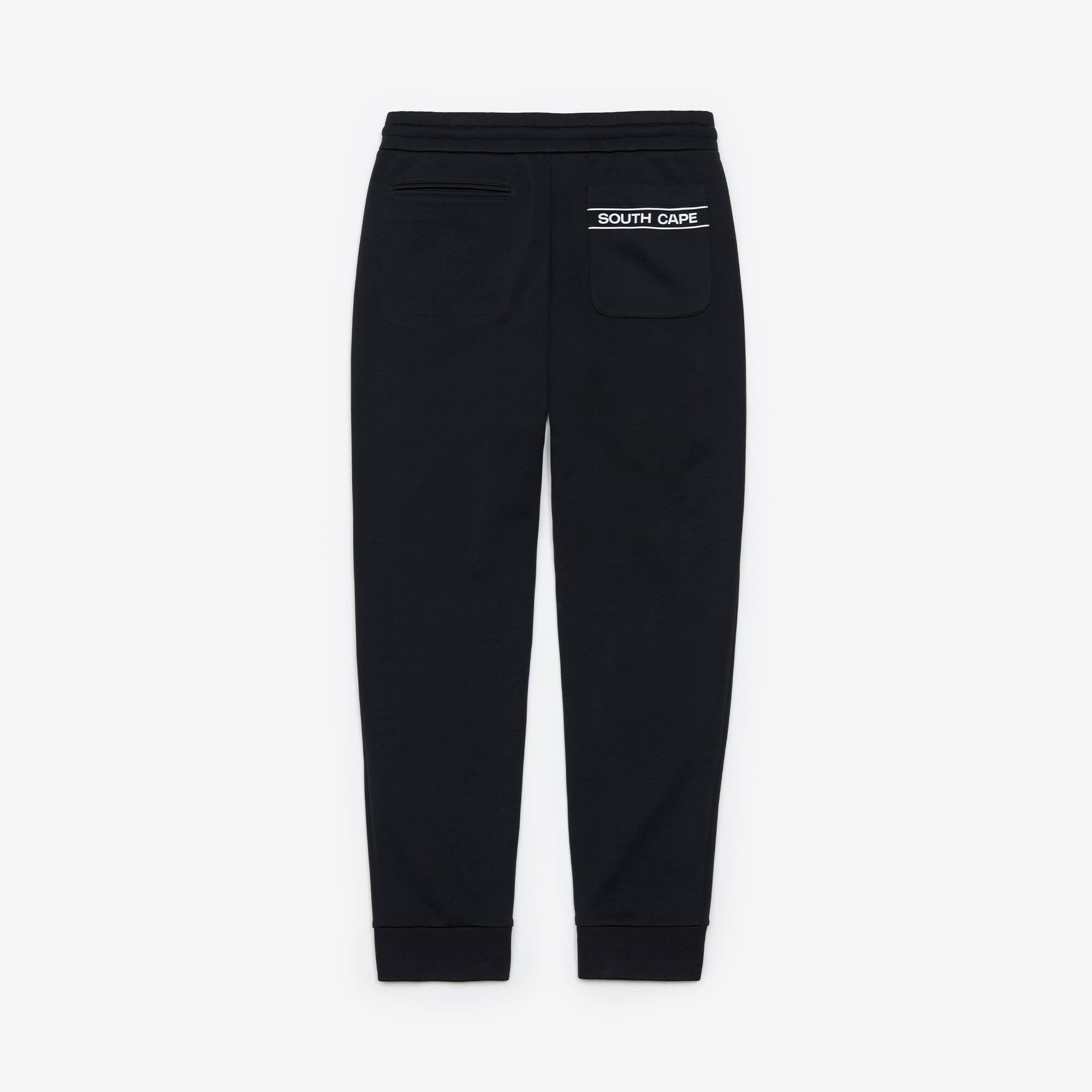 Men's Silver Print Jogger Pants - Black