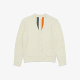 Men's Volume Color Cardigan - Ivory