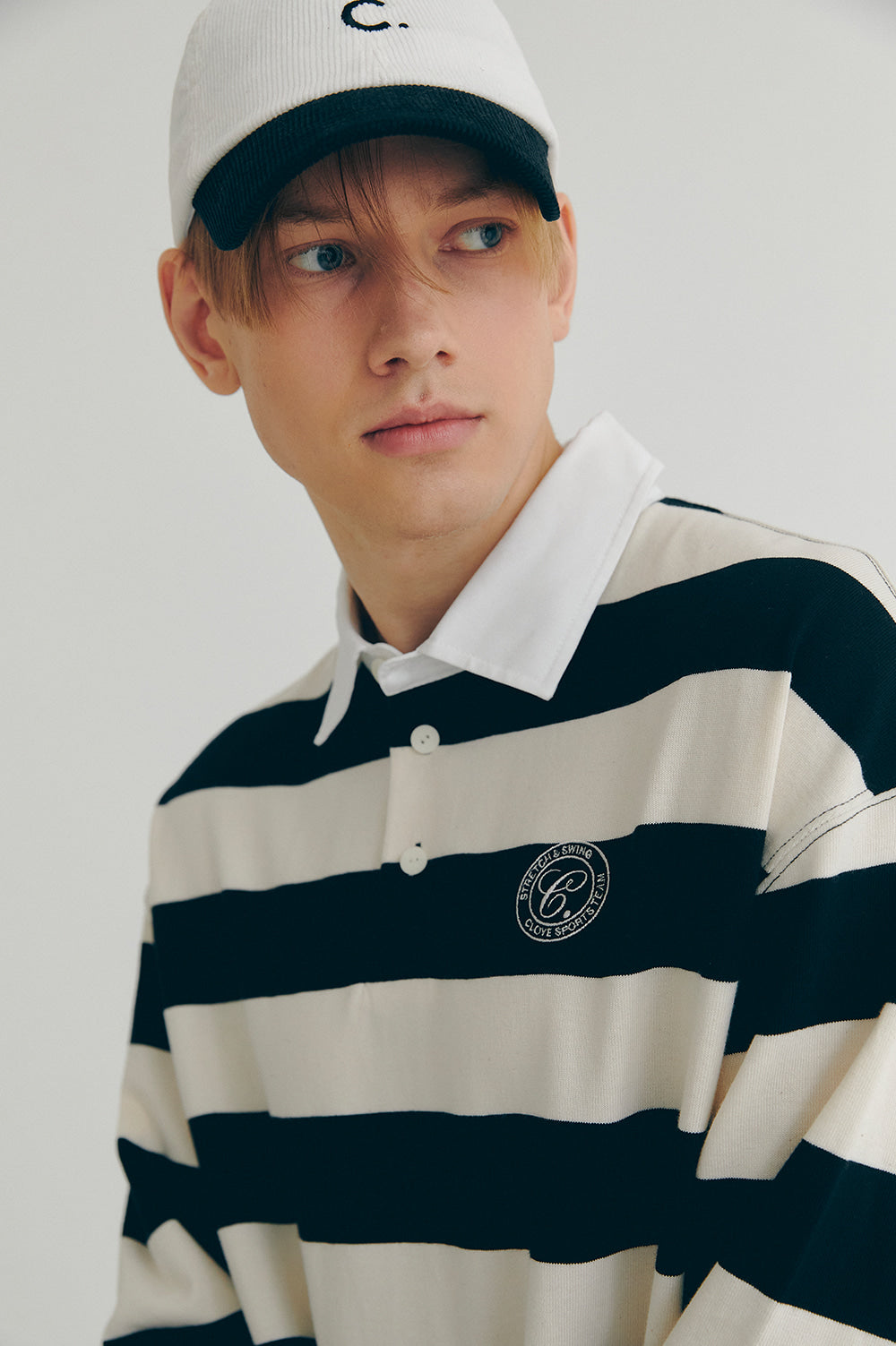 Classic Stripe Rugby Shirt Men - Ivory