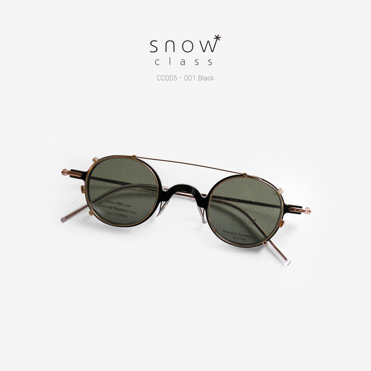 Jongpil Kim Glasses Snow Class CC005-001 - Special Black