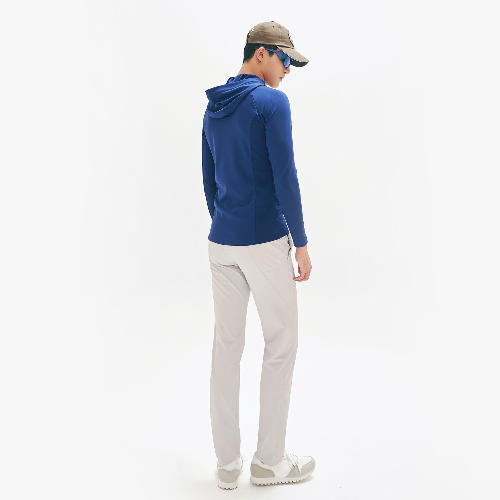 Men's Base Layer Hooded Sweatshirt - Blue