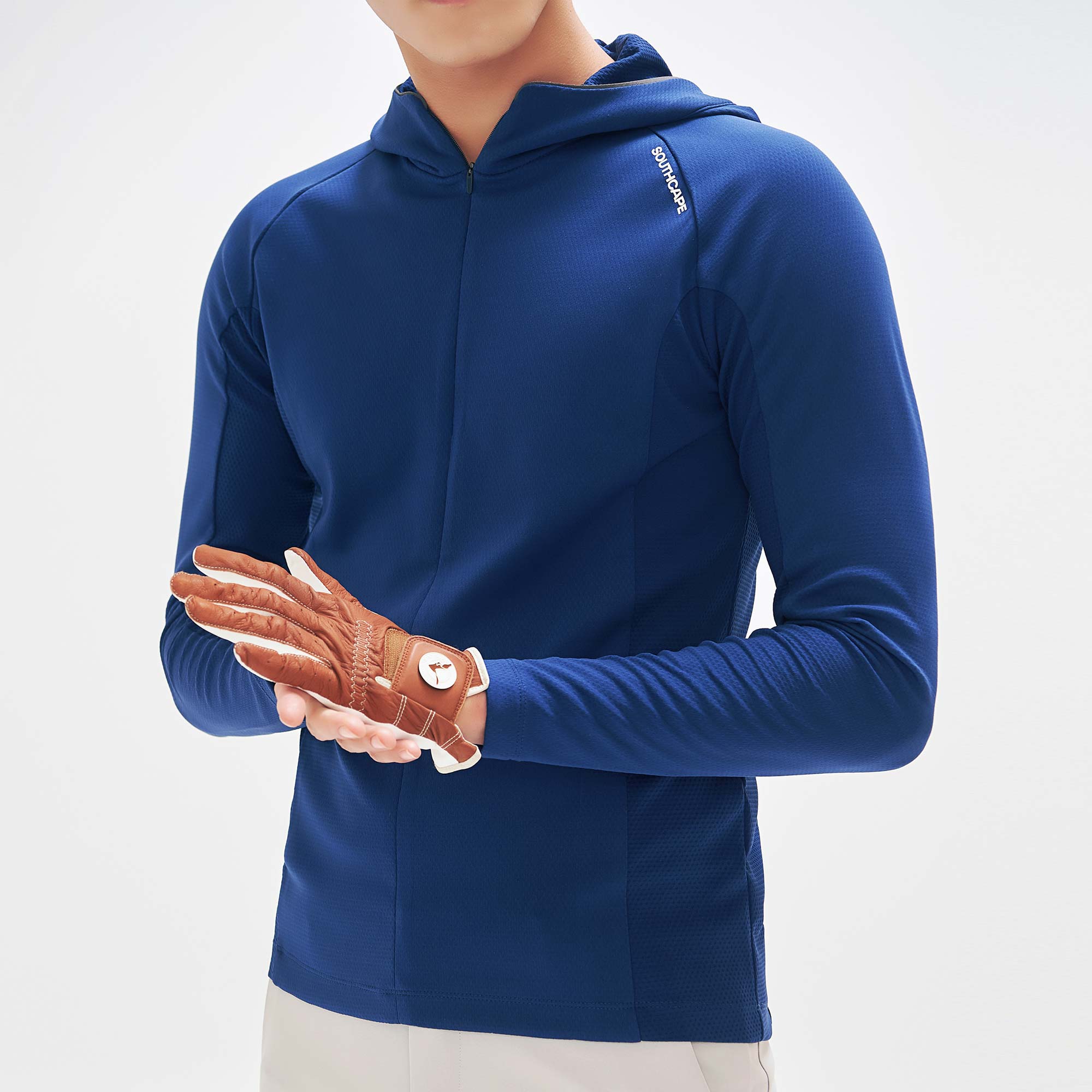 Men's Base Layer Hooded Sweatshirt - Blue