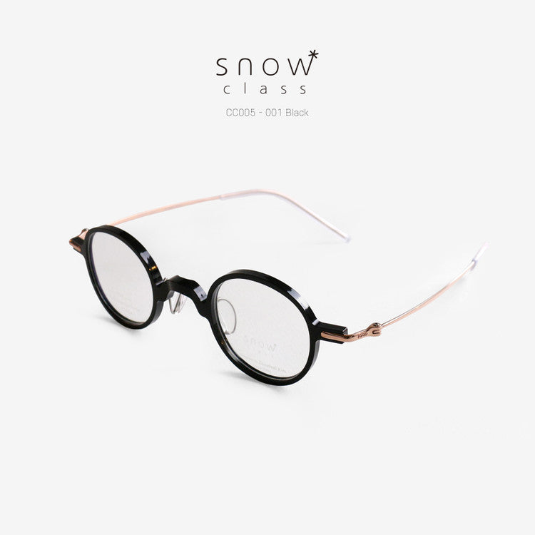 Jongpil Kim Glasses Snow Class CC005-001 - Special Black