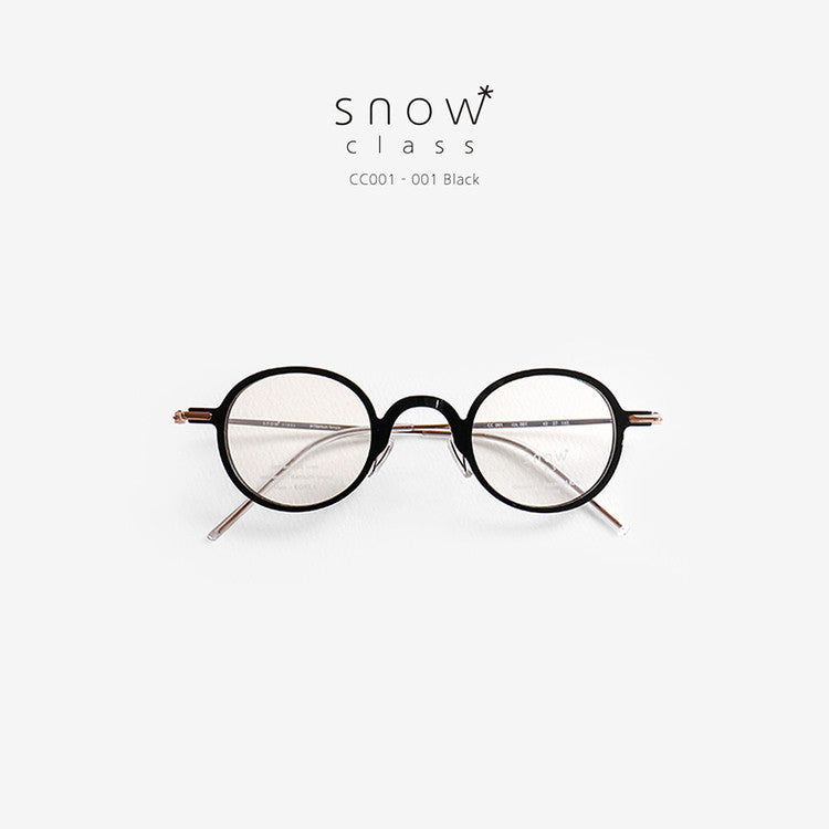 Jongpil Kim Glasses Snow Class CC001-001 - Special Black