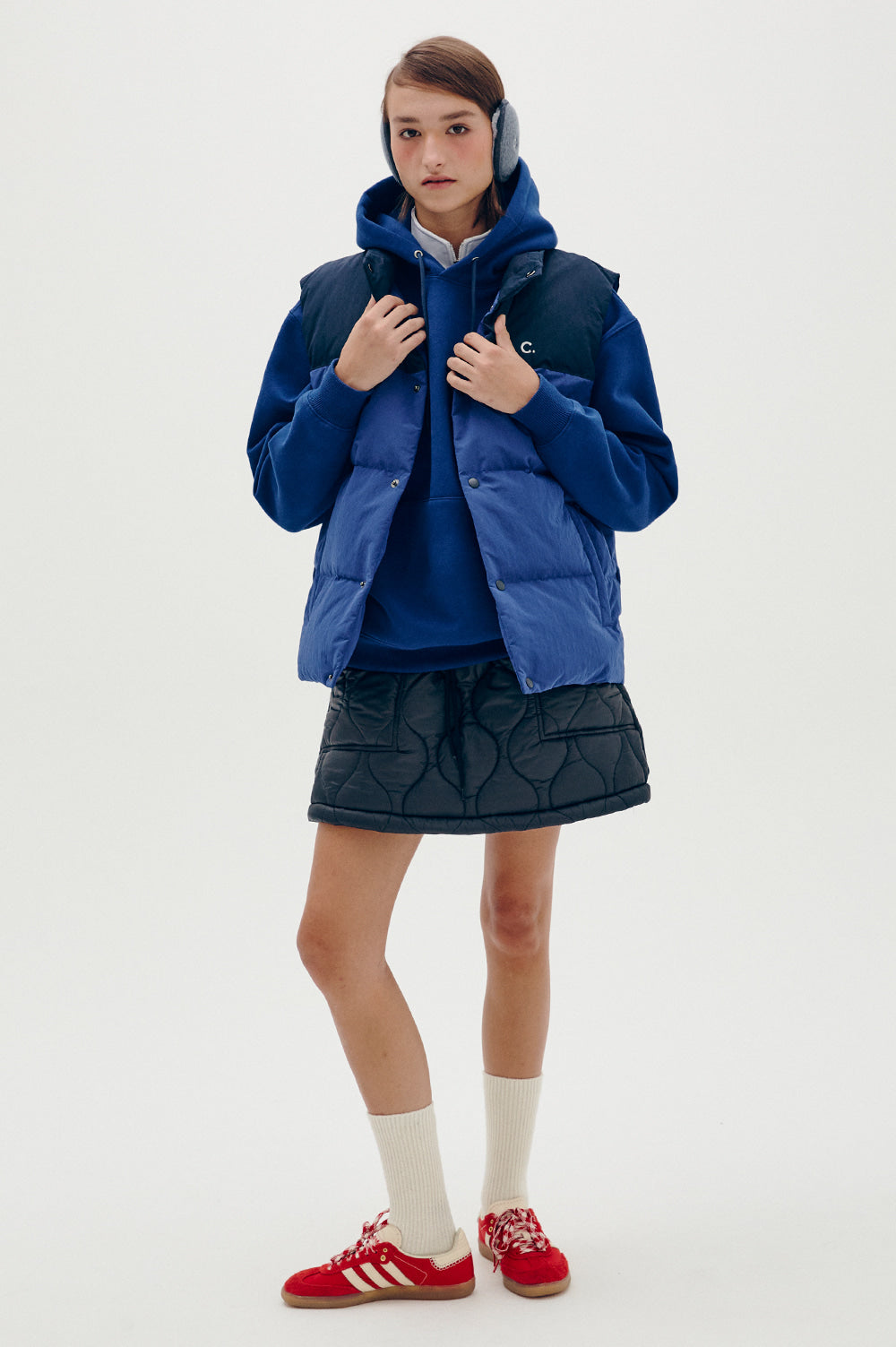 Puffer Down Vest - Blue