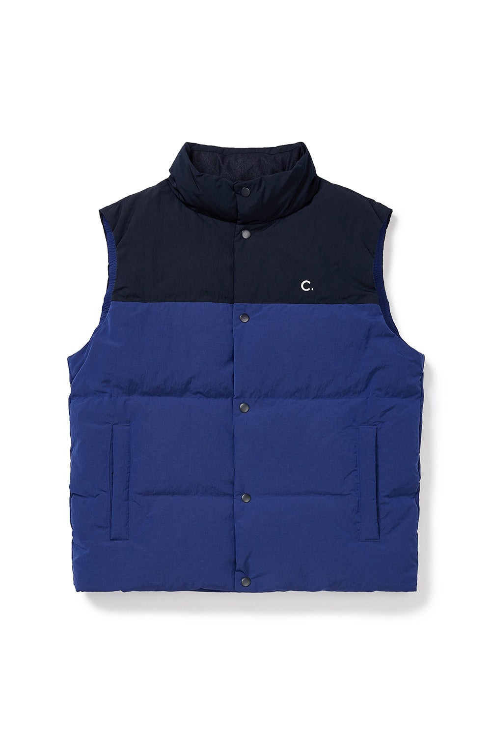 Puffer Down Vest - Blue