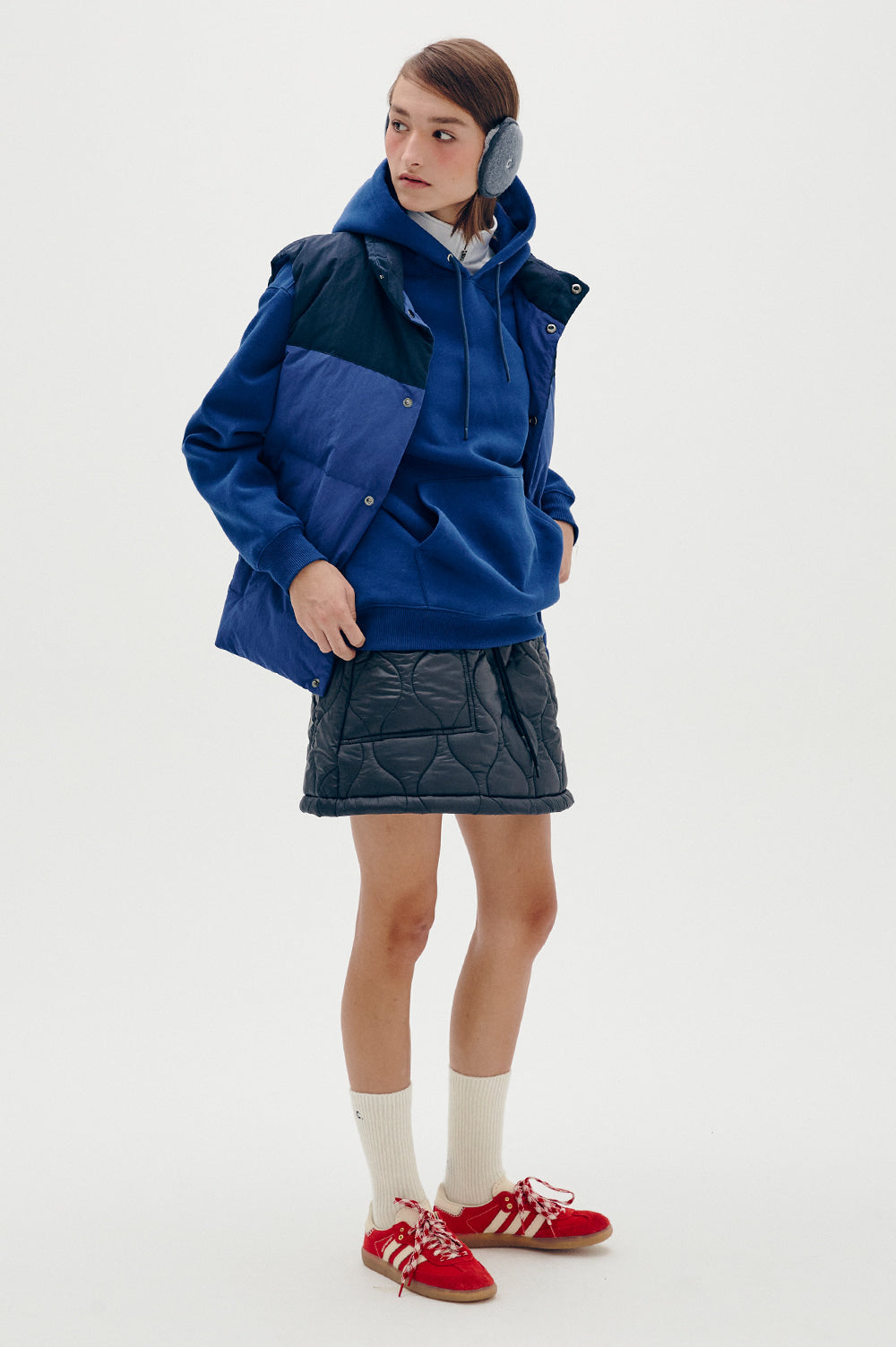 Puffer Down Vest - Blue