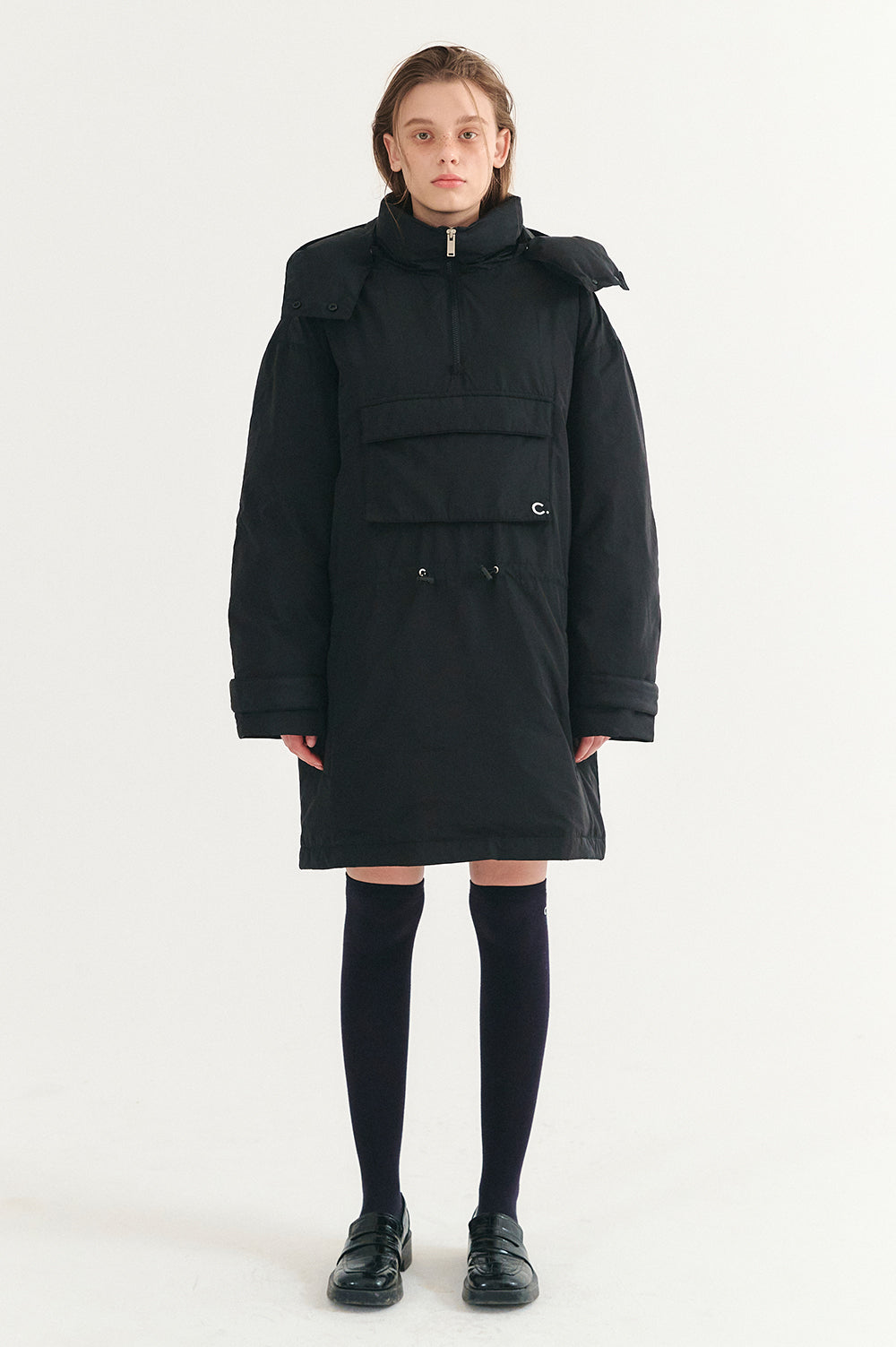 Goose Down Anorak - Black