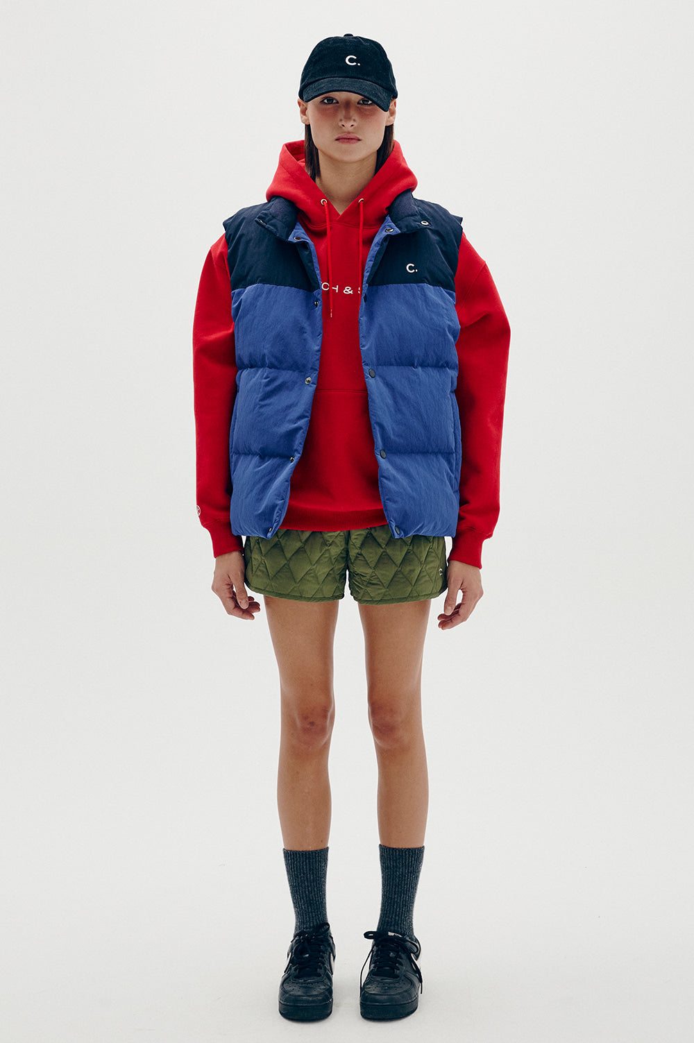 Puffer Down Vest - Blue