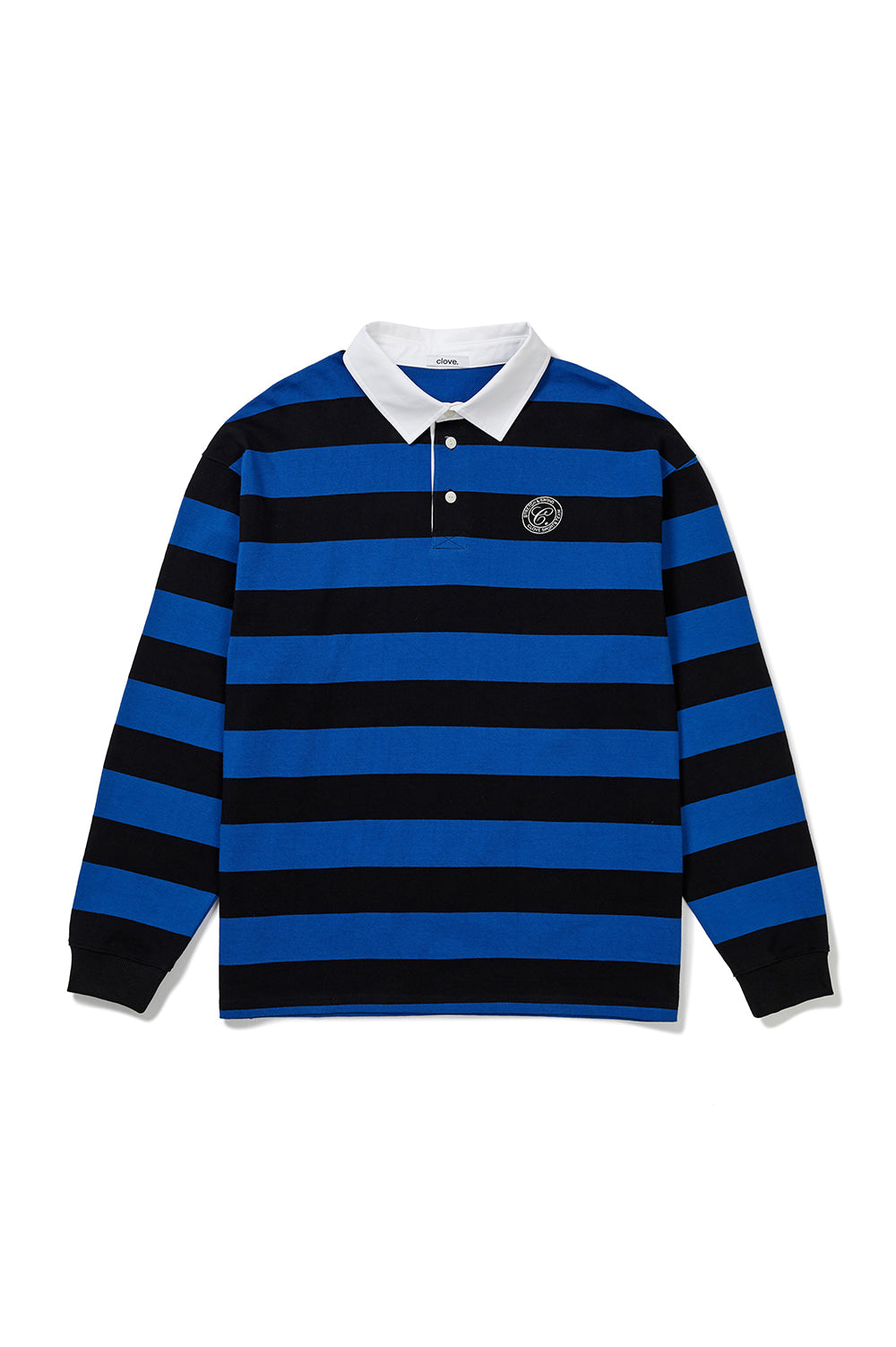 Classic Stripe Rugby Shirt Men - Blue