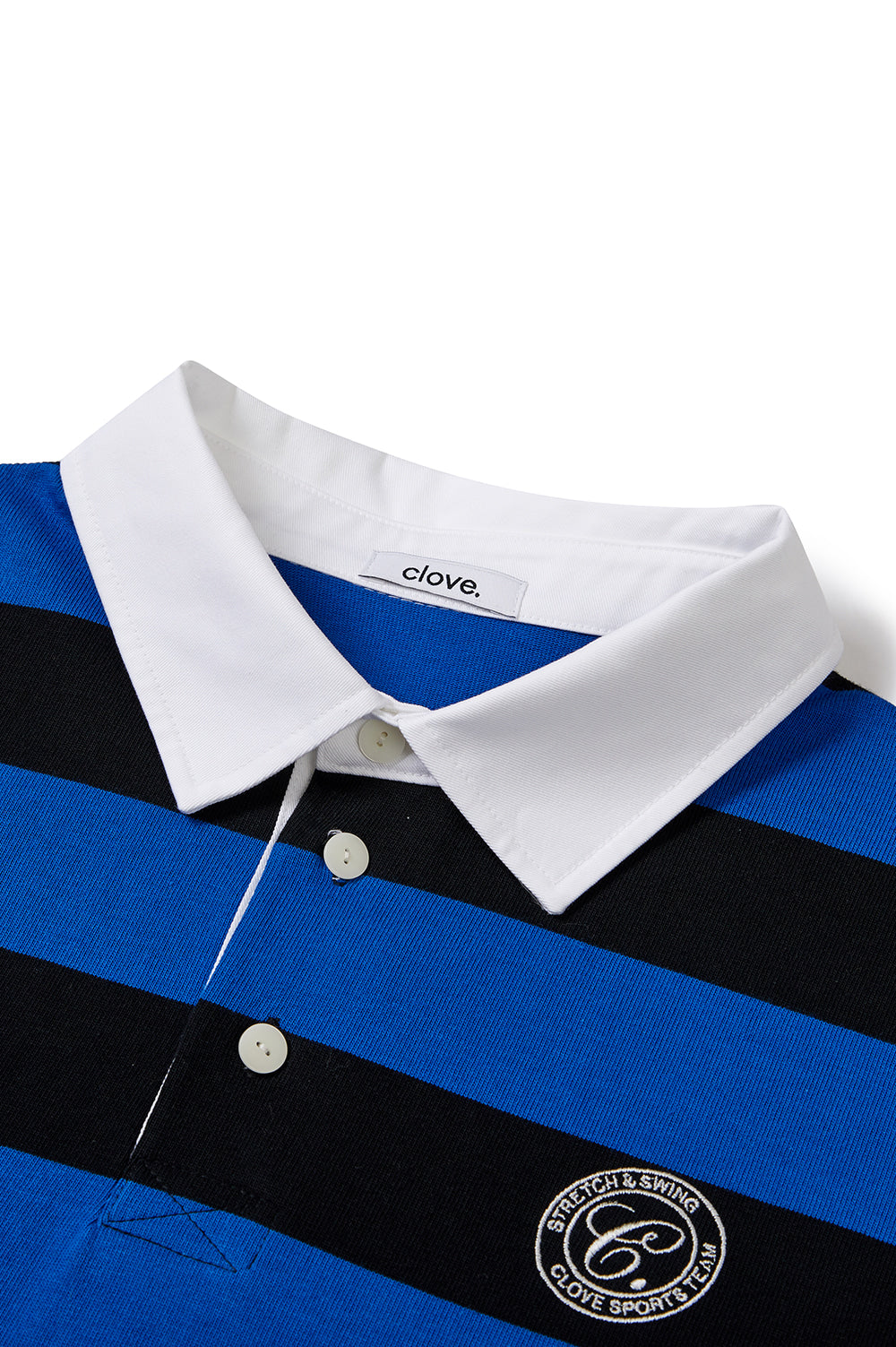 Classic Stripe Rugby Shirt Men - Blue