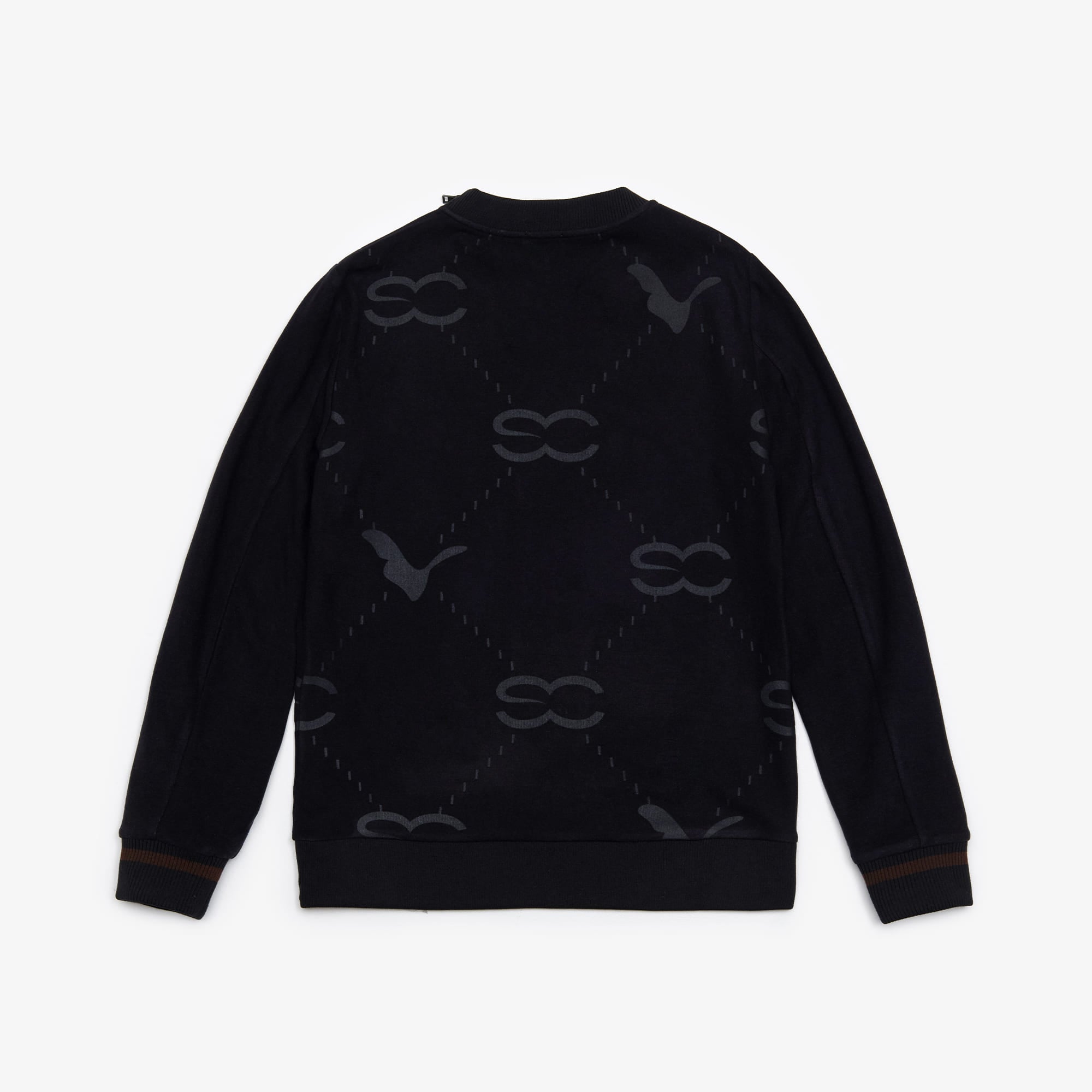 Men's printed sweatshirt - black