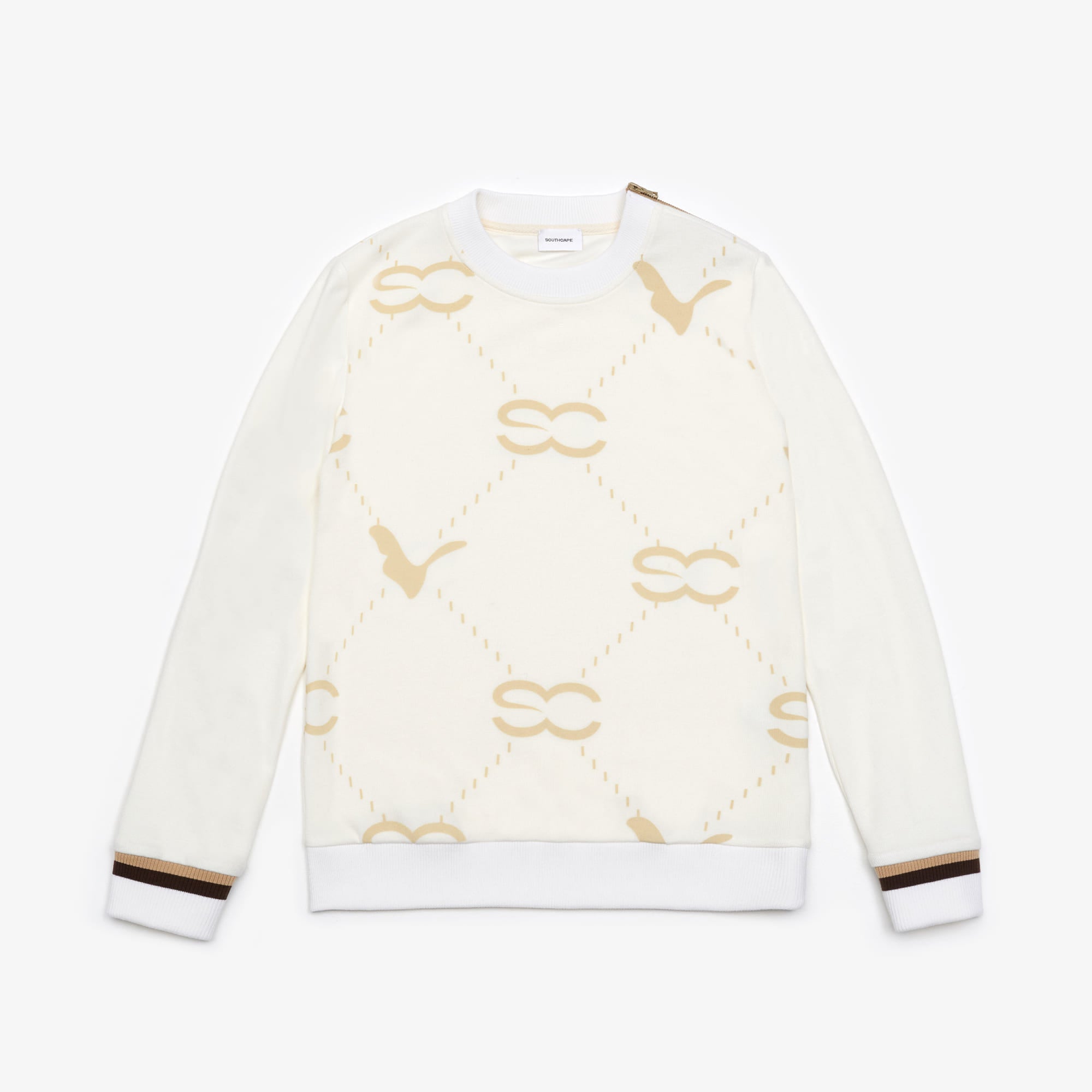 Men's printed sweatshirt - Ivory