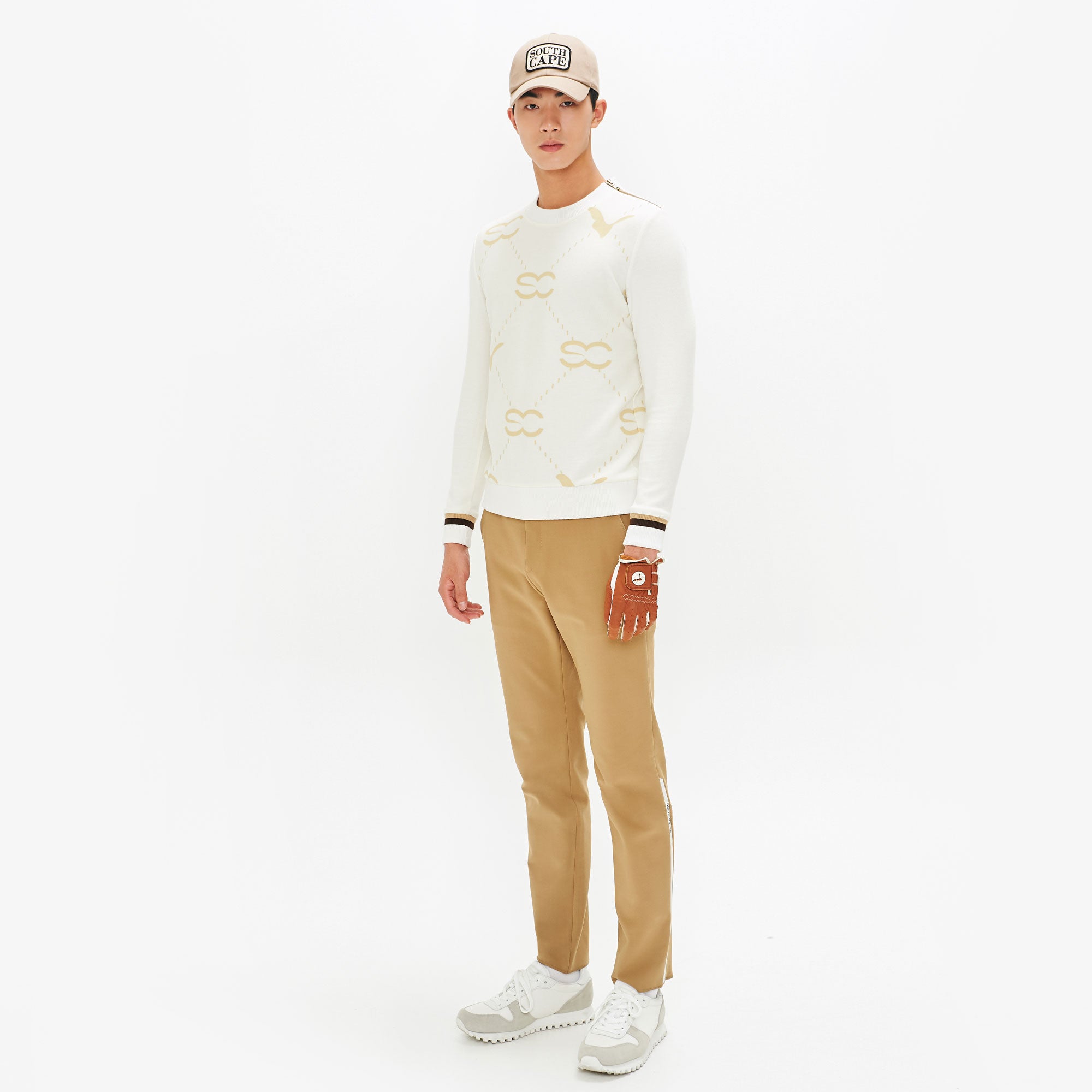 Men's printed sweatshirt - Ivory