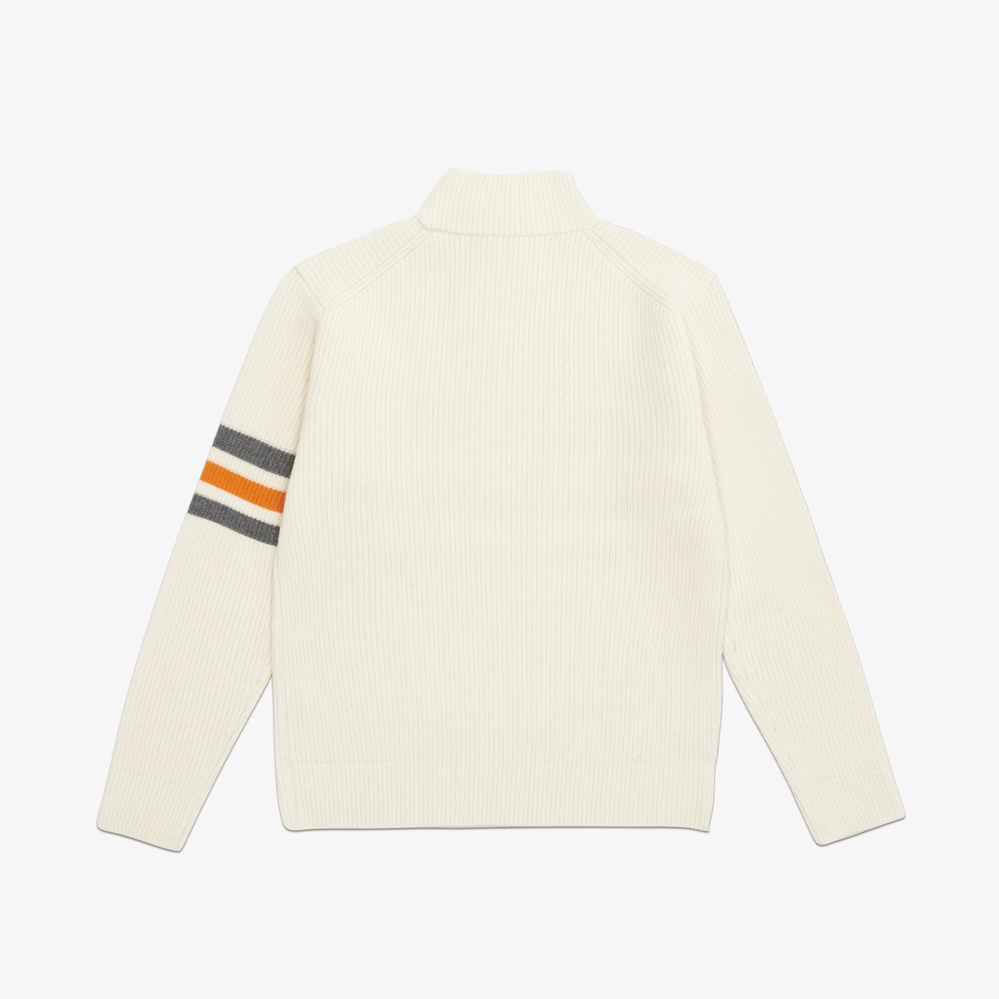 Men's 3-color line pullover - Ivory