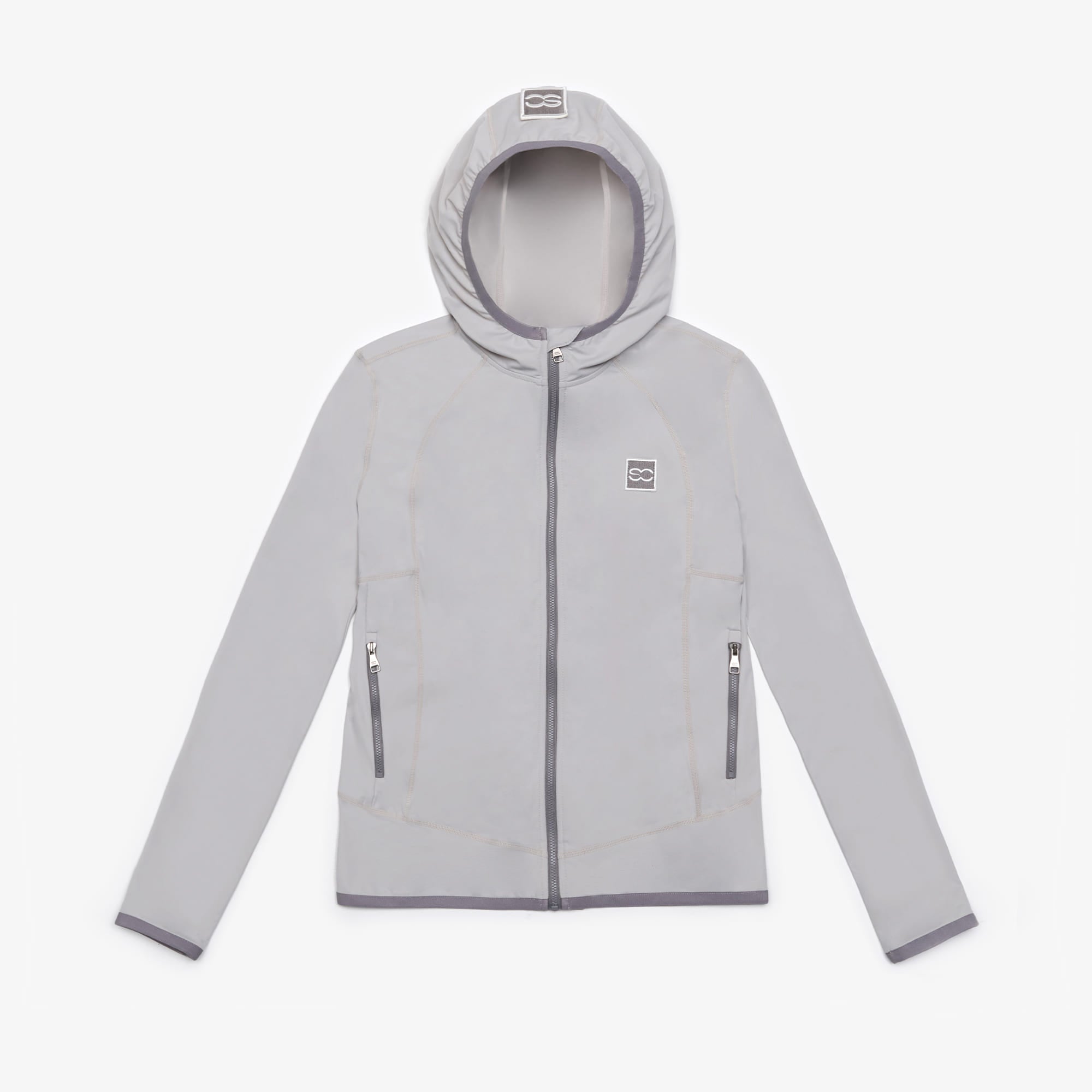 Women's Odlamp Full Zip-up Outer - Gray