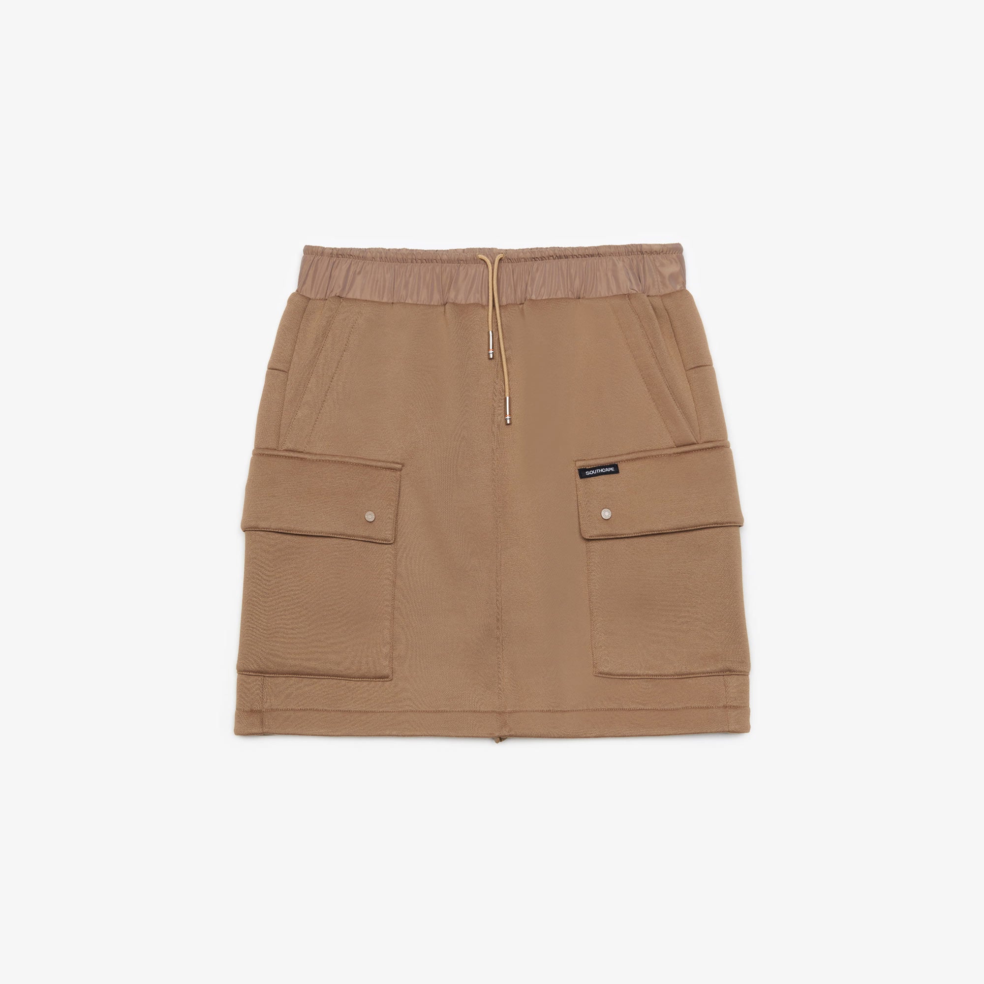 Women's Out Pocket String Skirt - Beige