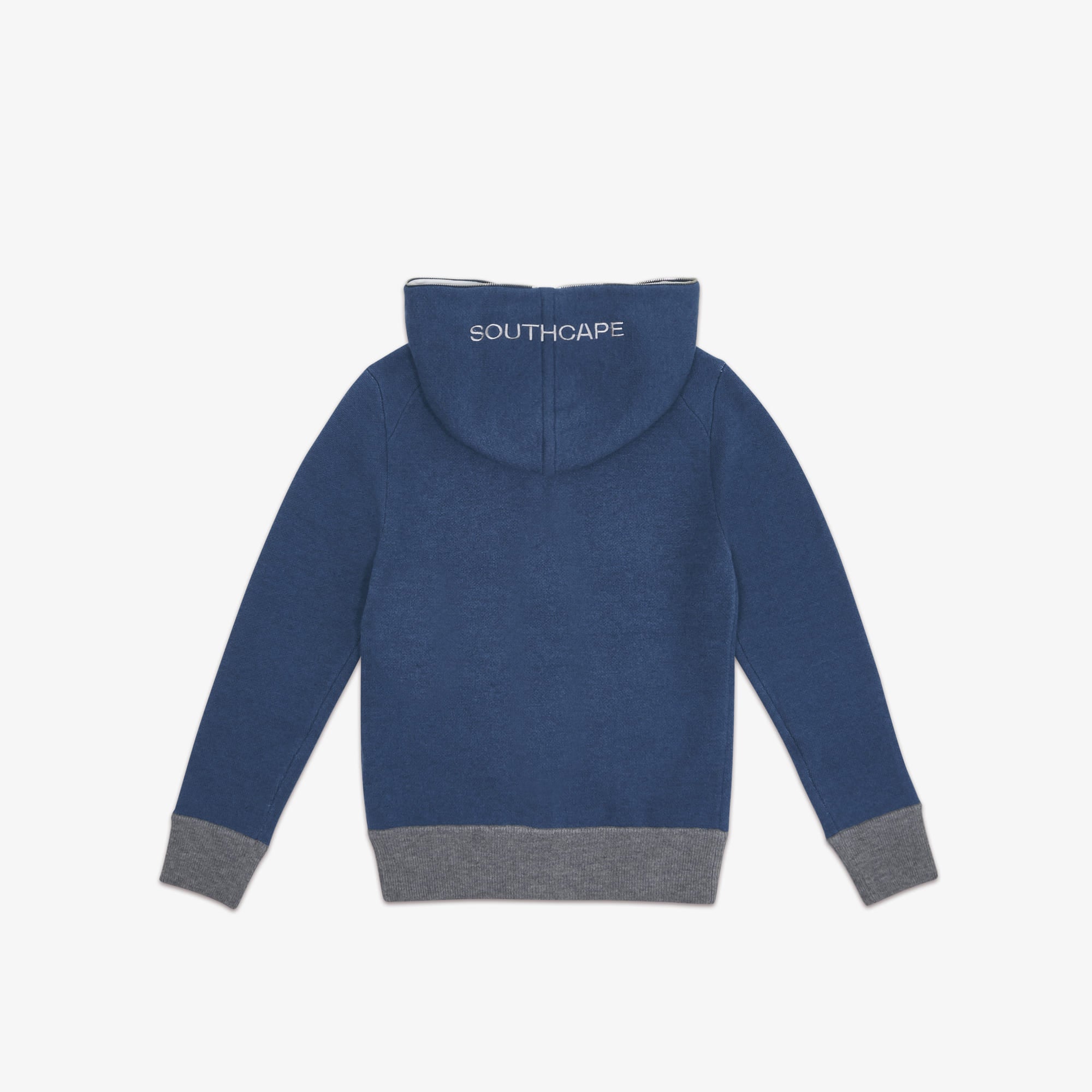 Women's Hooded Dinosaur Knit Zip-up - Melange Blue