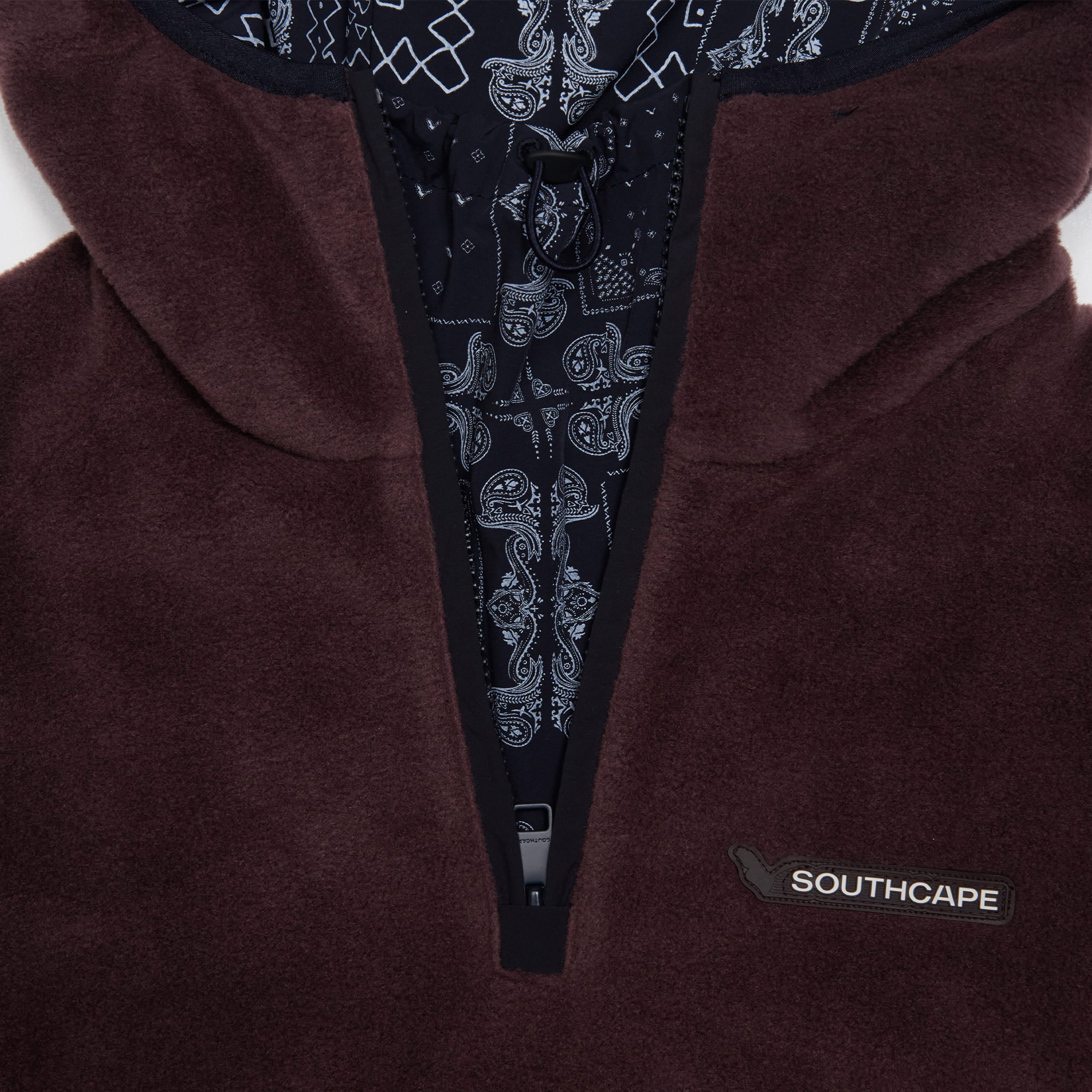 Women's Fleece Bandana Pullover - Brown