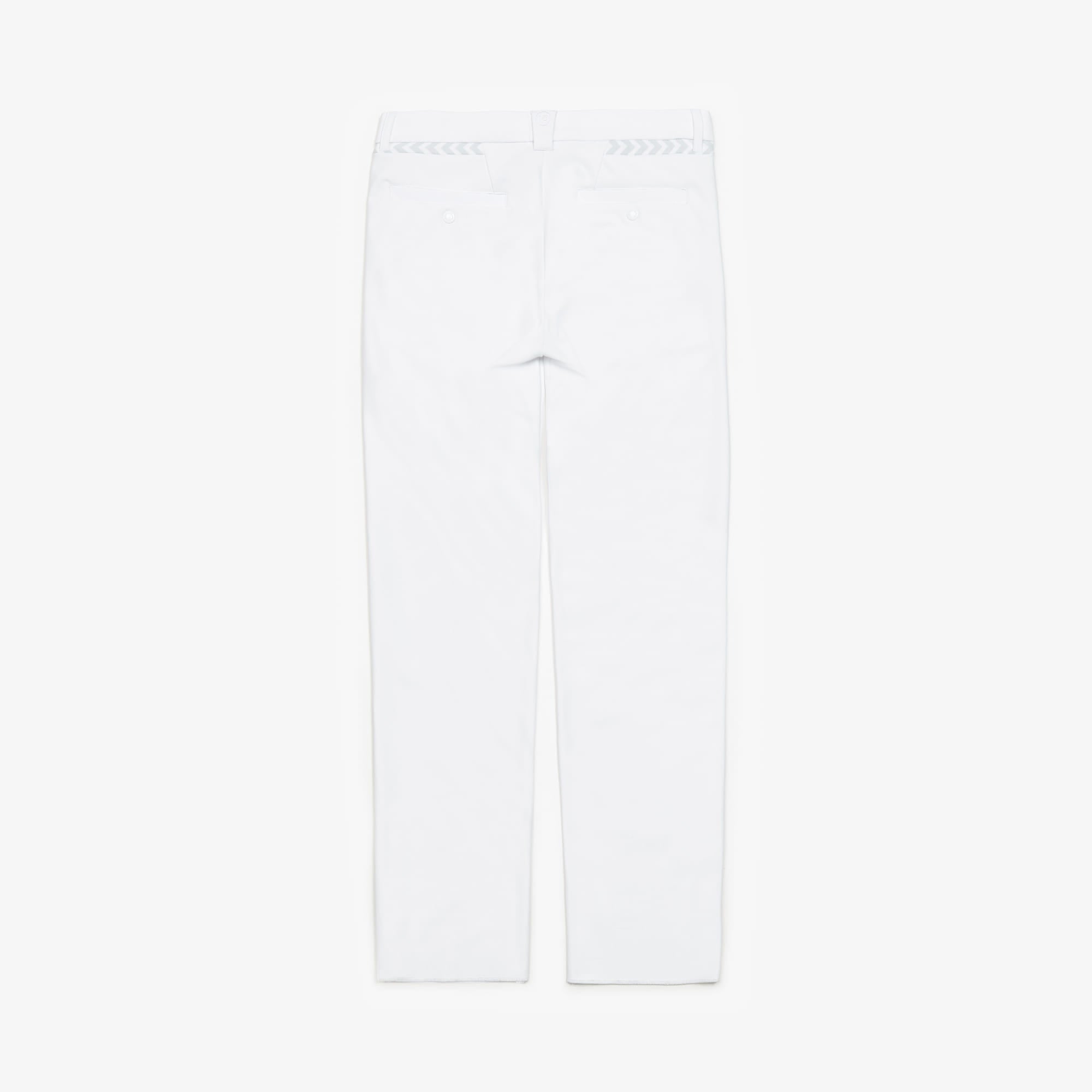 Men's Warm Color Matching Print Pants - White