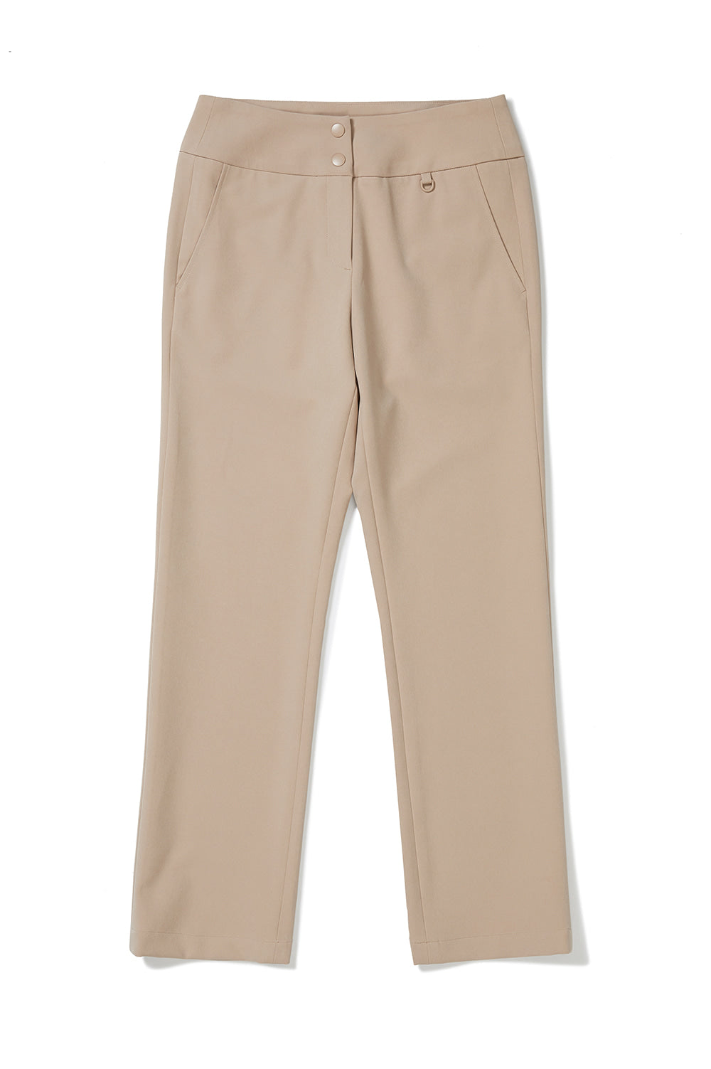 Stretch Flared Pants Women - Beige