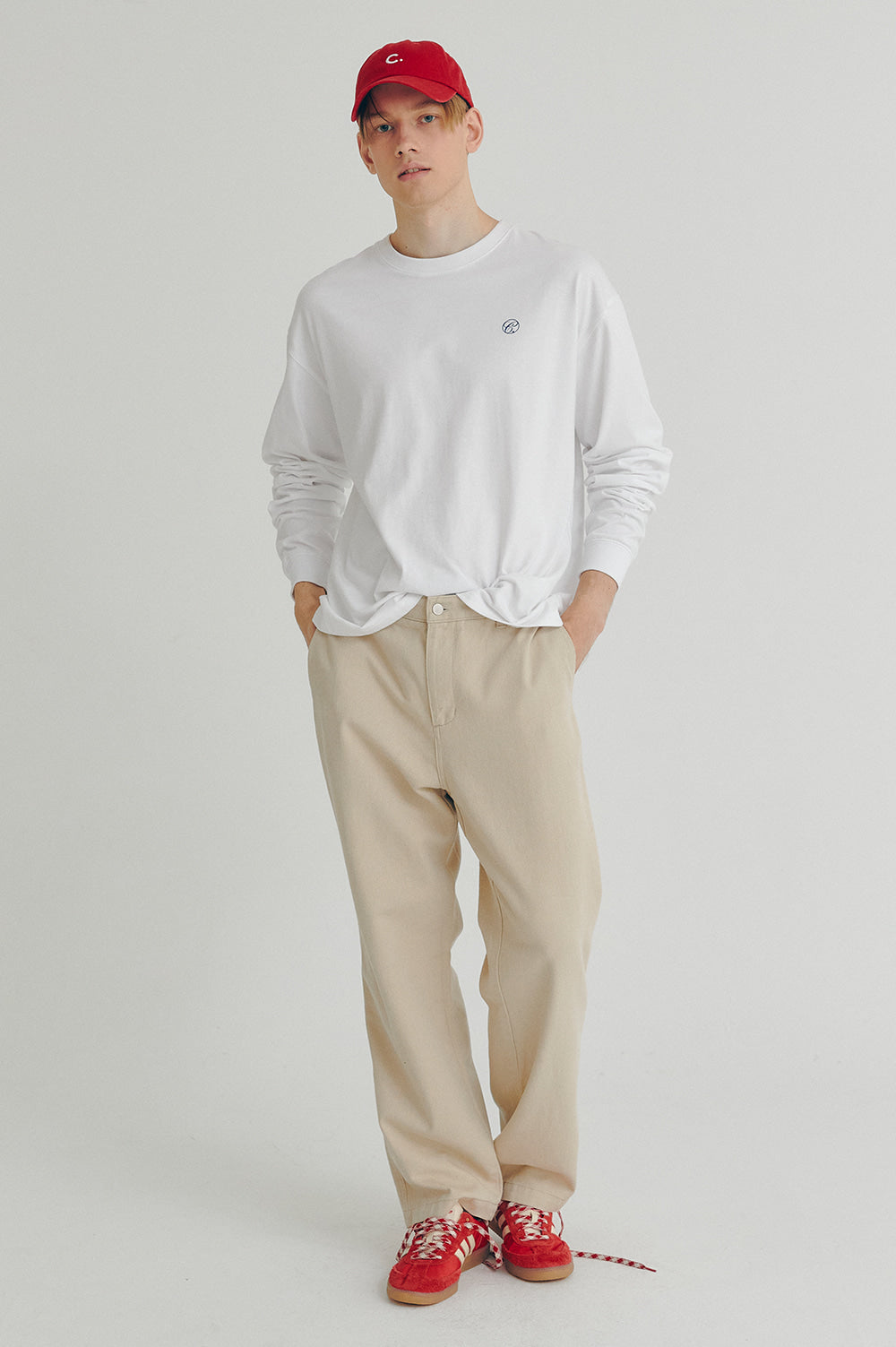 Chino Pants Men - Beige